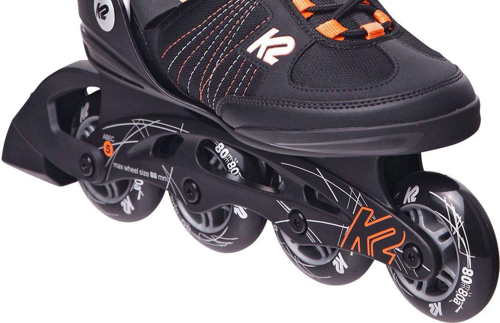 K2 Inlineskates K2 ALEXIS 80 Inline Skate black/coral