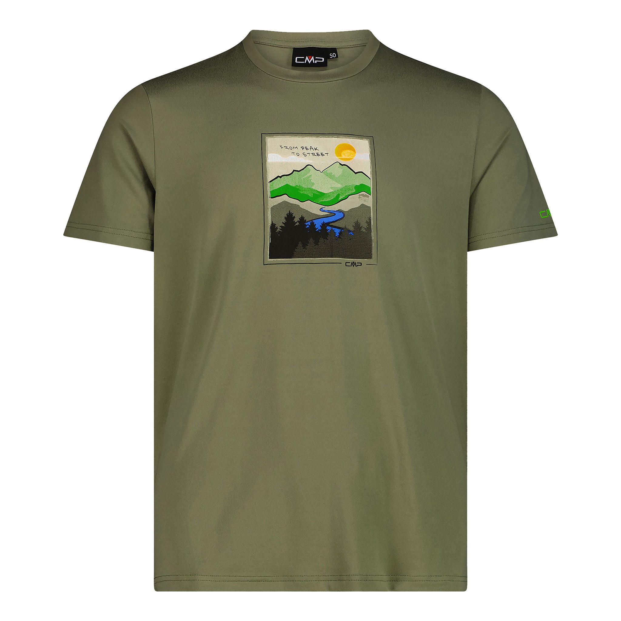 CMP Funktionsshirt Man T-Shirt aus leichtem Material