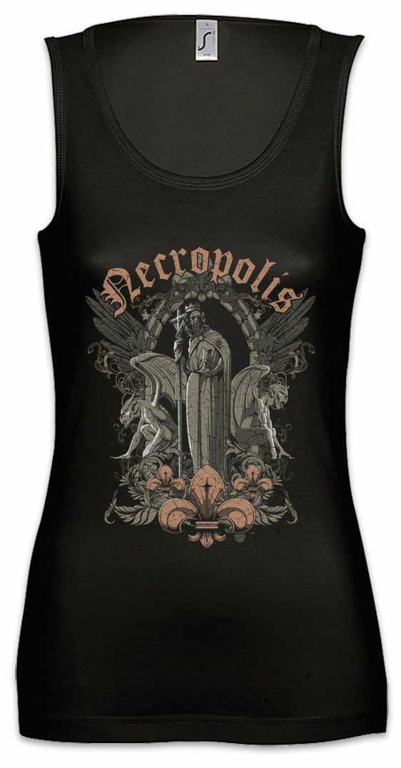 Tanktop Necropolis Ärmelloses Damen T-Shirt Nekropole Zombie Zombies The Dead