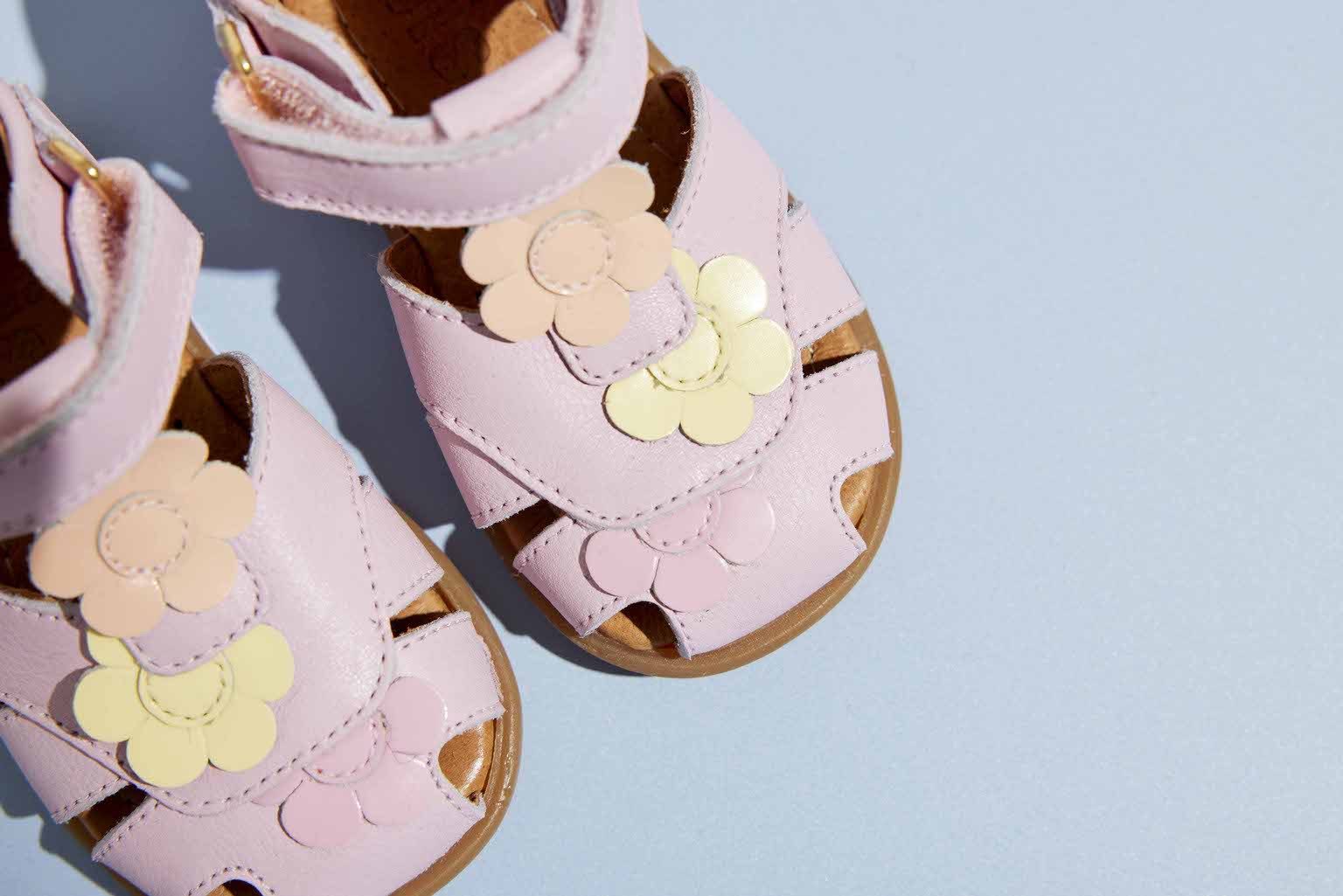 Bisgaard oline Weite: normal Sandale, Babyschuh, Festtagsschuh mit Klett, Größenschablone zum Download