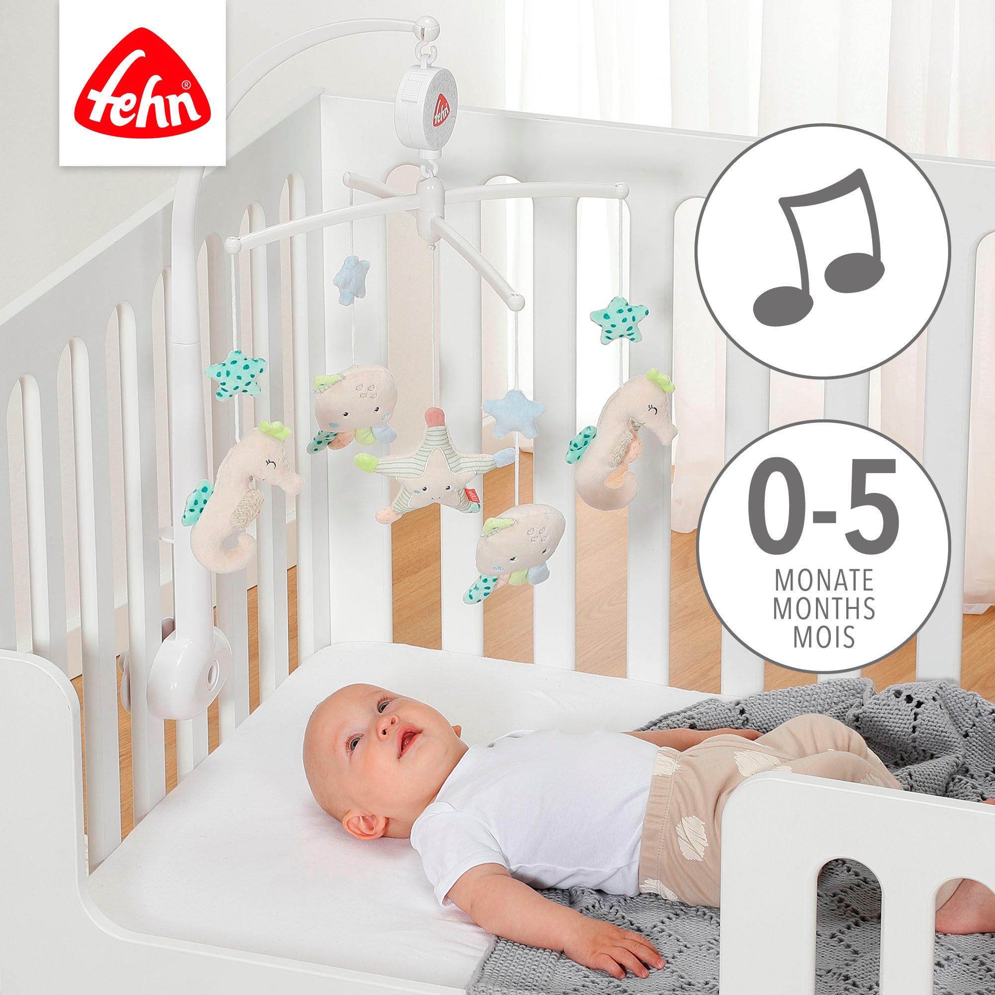 Fehn Mobile Meereskinder, mit Spieluhr günstig online kaufen