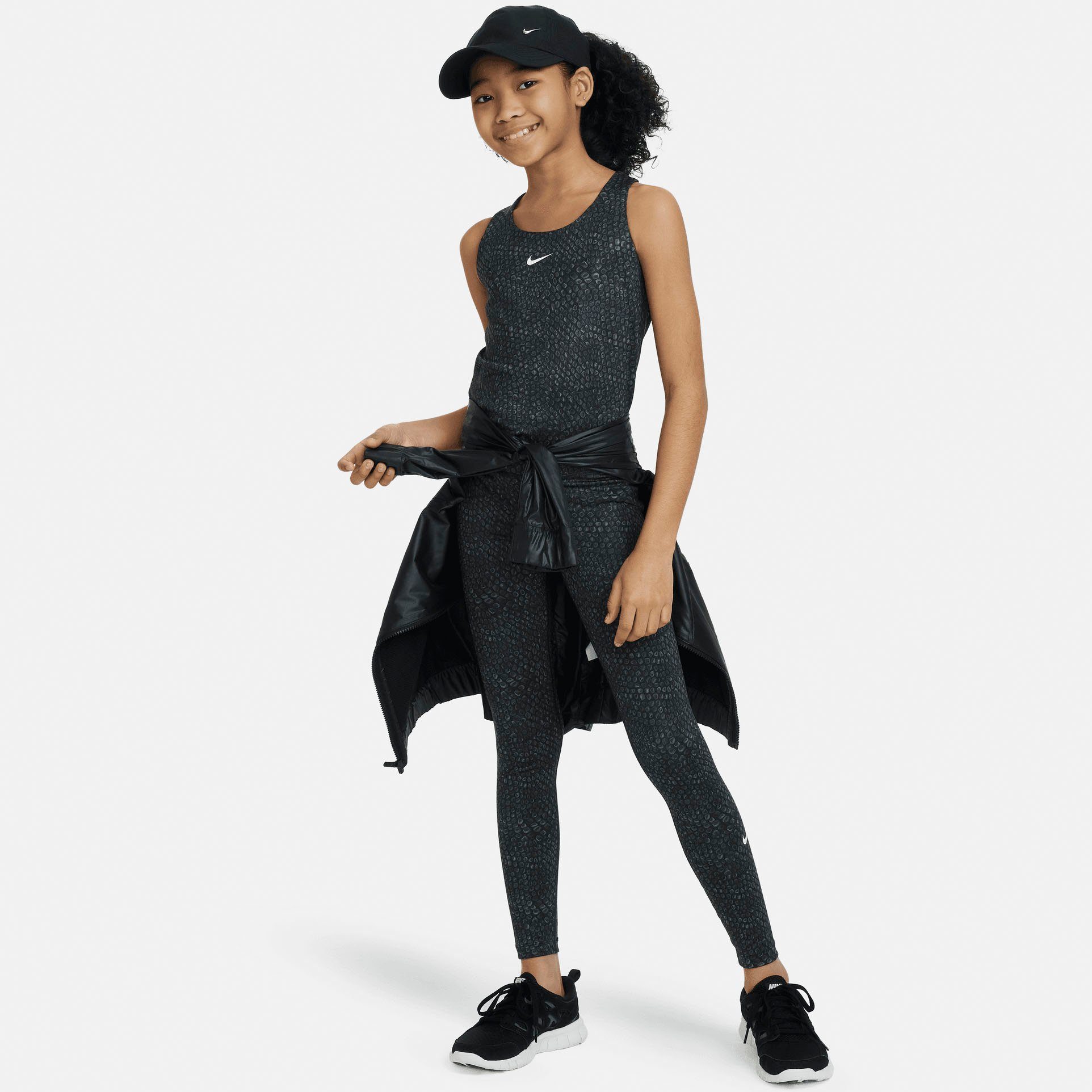 Nike Trainingstights Dri-FIT One Leggings (Girls) schwarz Big Kids' Training