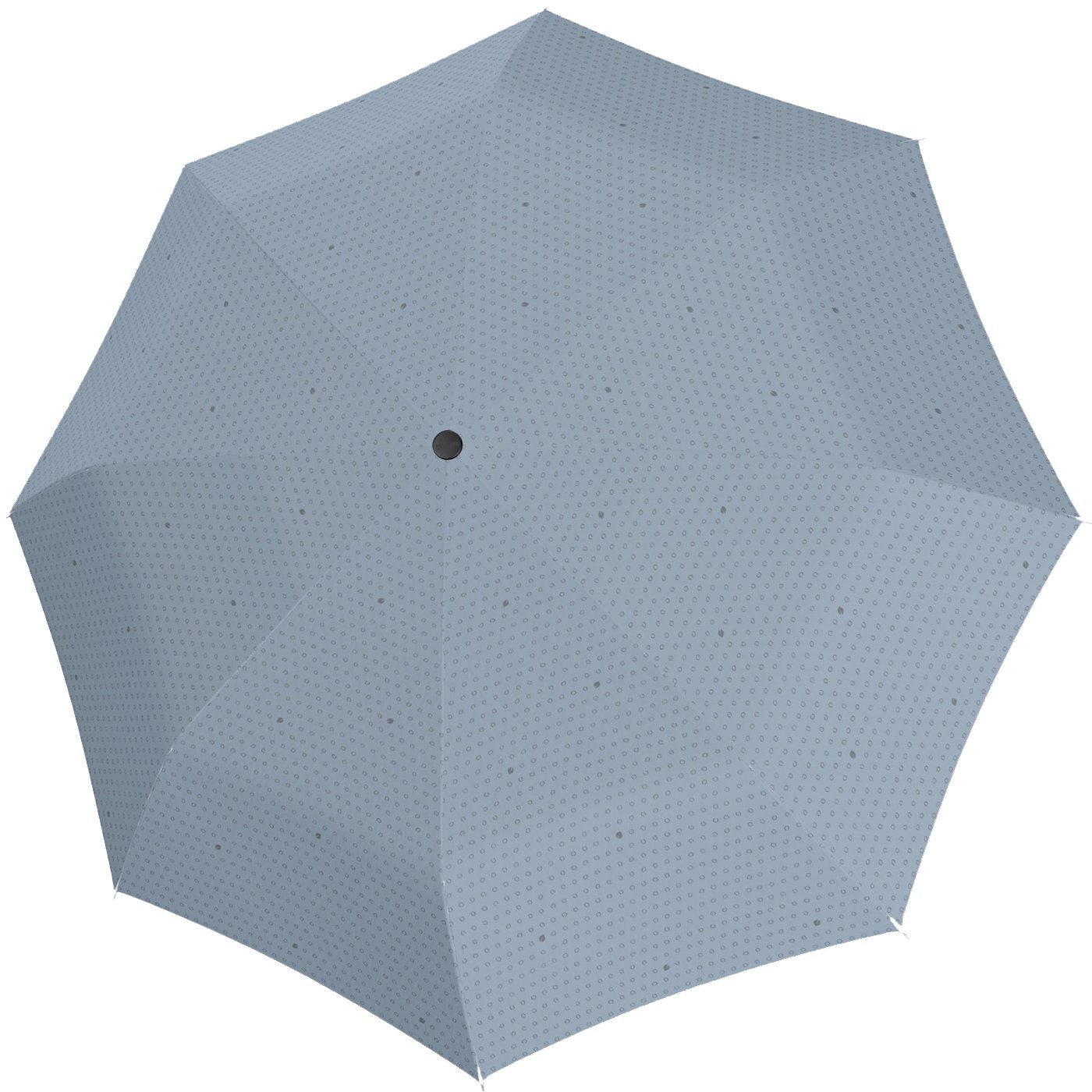 Knirps® Taschenregenschirm Vision - PFC-frei beschichtet Damen-Regenschirm, clouds Air PET, Manual - recyceltes nachhaltiger hellblau
