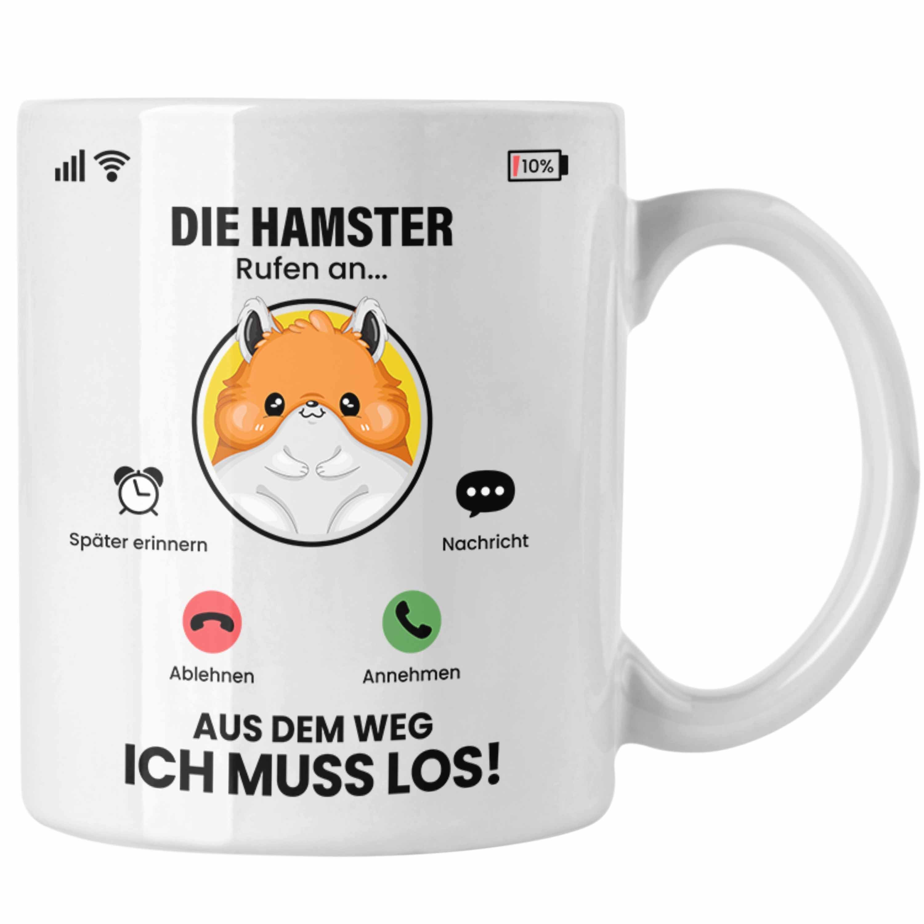 Hamster Die Besitzer Rufen Trendation Hamster Tasse Züchter Geschenk Tasse Gesch für An Weiss