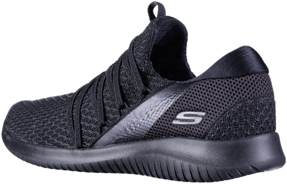 Skechers SKECHERS Ultra Flex Damen Sneakers black, Strickmaterial, Air  Cooled Memory Foam Fußbett Plateausneaker