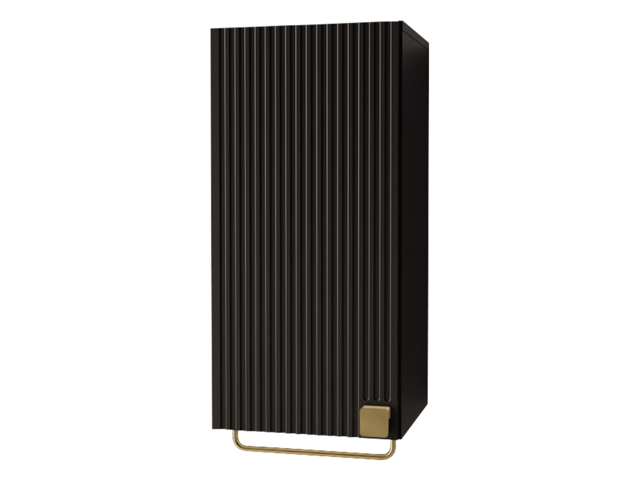 MIRJAN24 Hochschrank Gariano 03 (mit Drehtüren) Griffe in der Farbe Gold, 35x35x78 cm