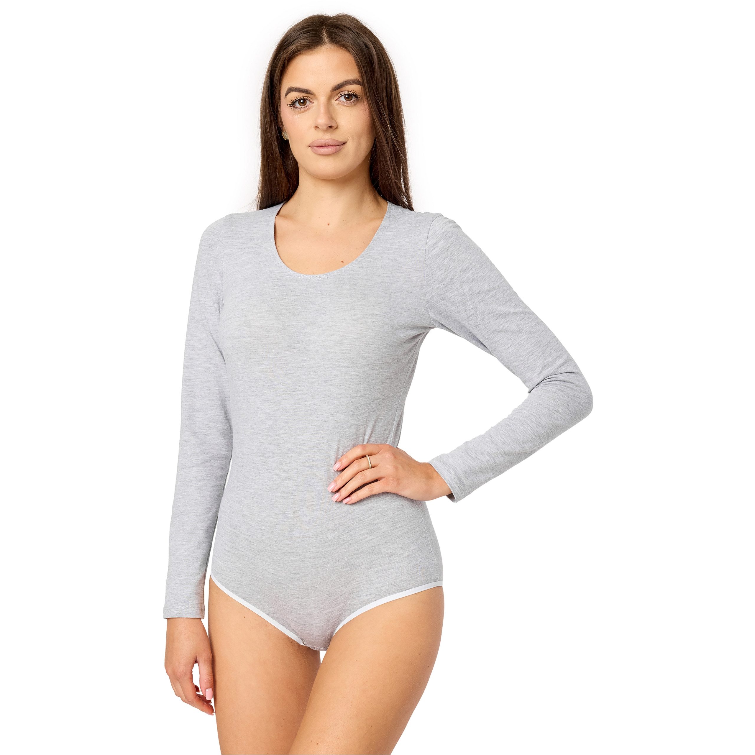 Merry Style Body Damen Langarm Body BD900