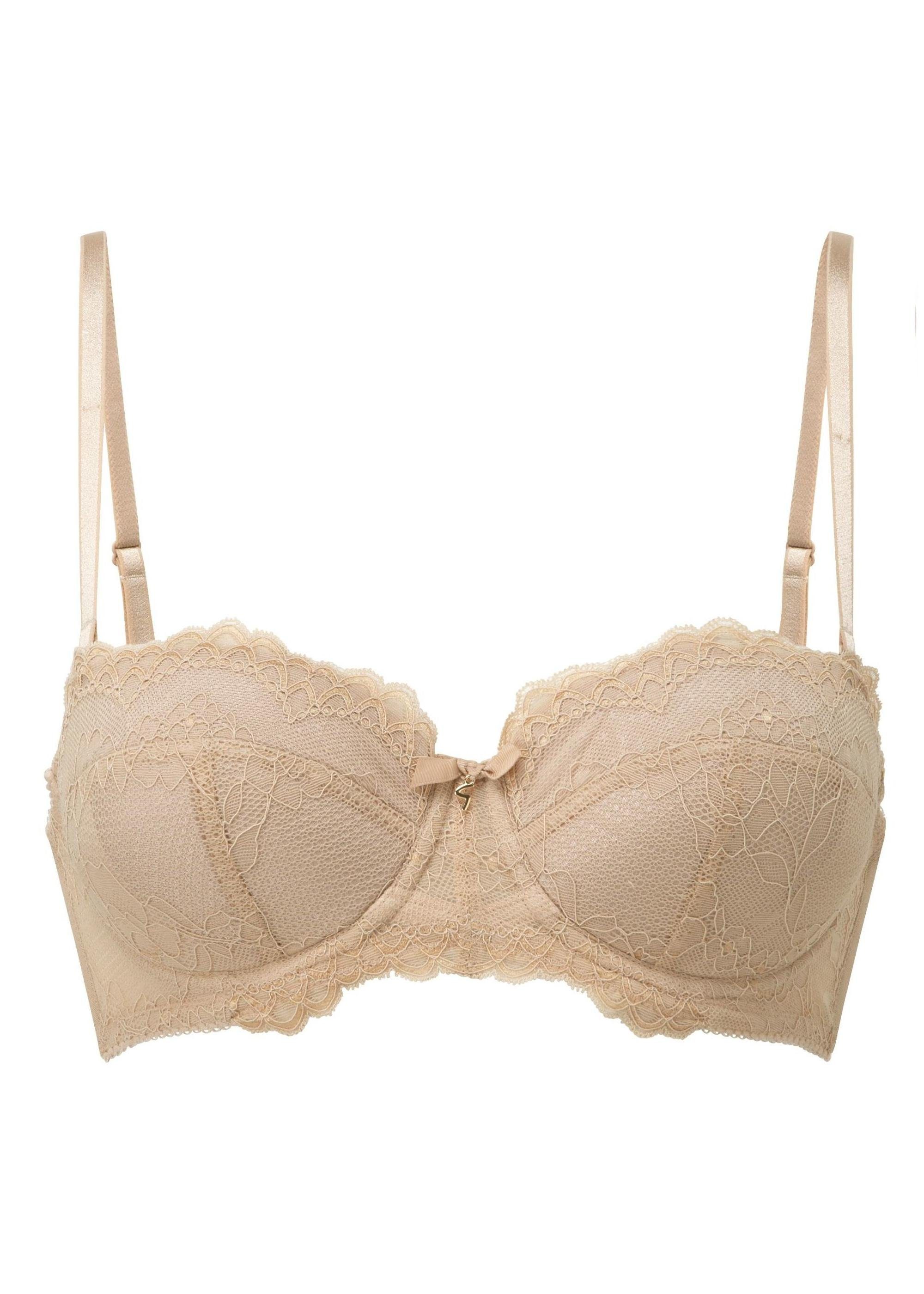 Multiway-BH Lace Trägerloser Push-Up BH natur