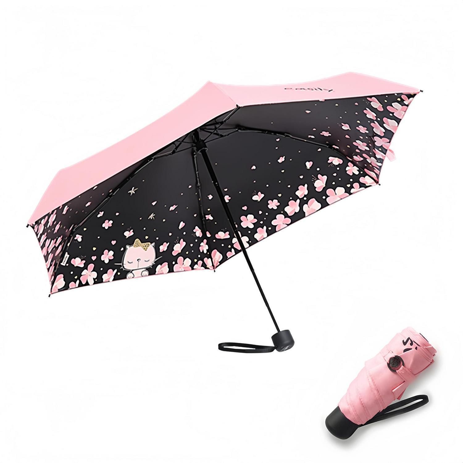 LuxusKollektion Taschenregenschirm Automatischer Regenschirm UV-Schutz
