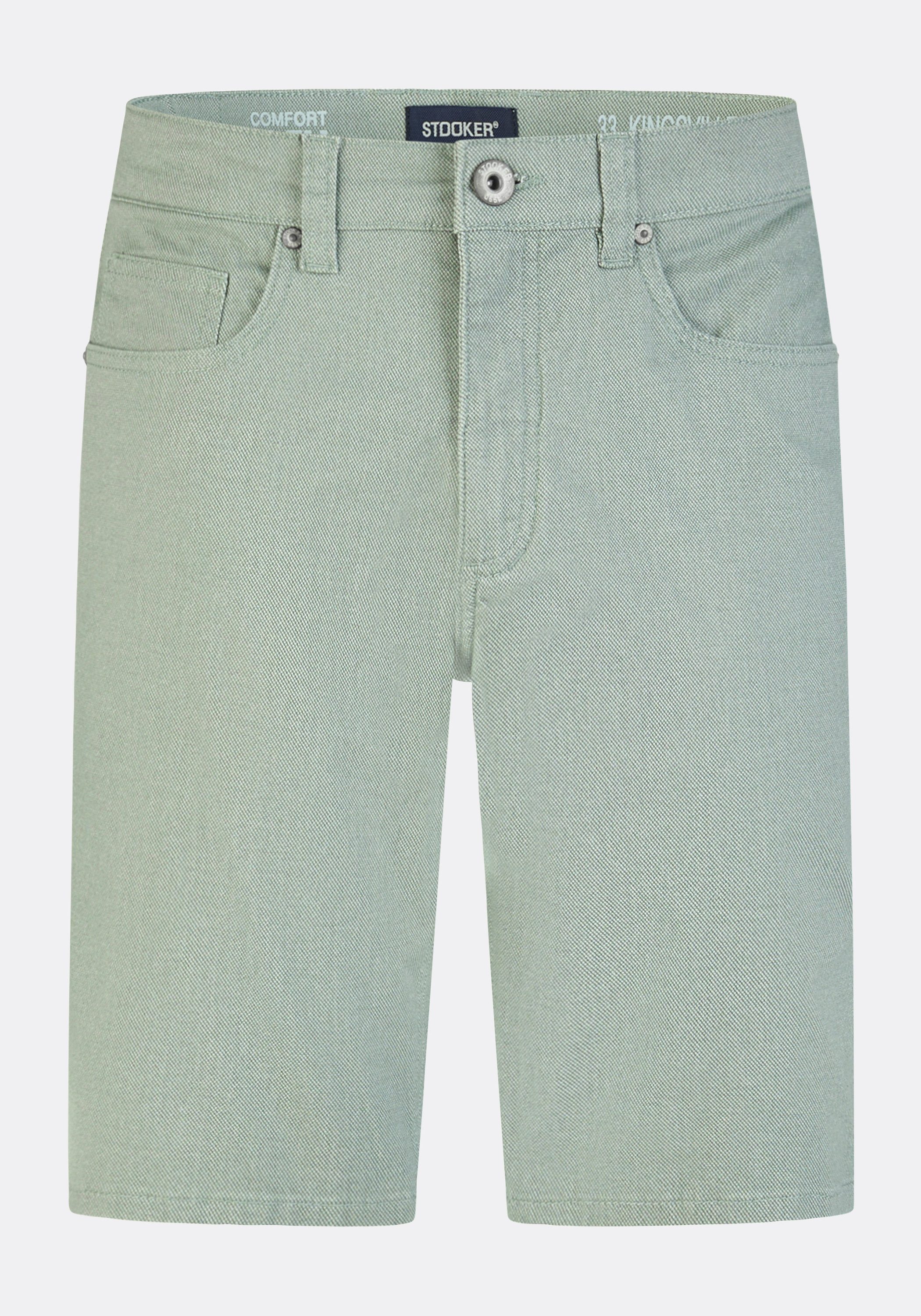 Stooker Men Bermudas 5-Pkt Style Summer Denim Bermudas Sommer Straight Fit Casual Stretchdenim für Herren – Bild 4 von 4
