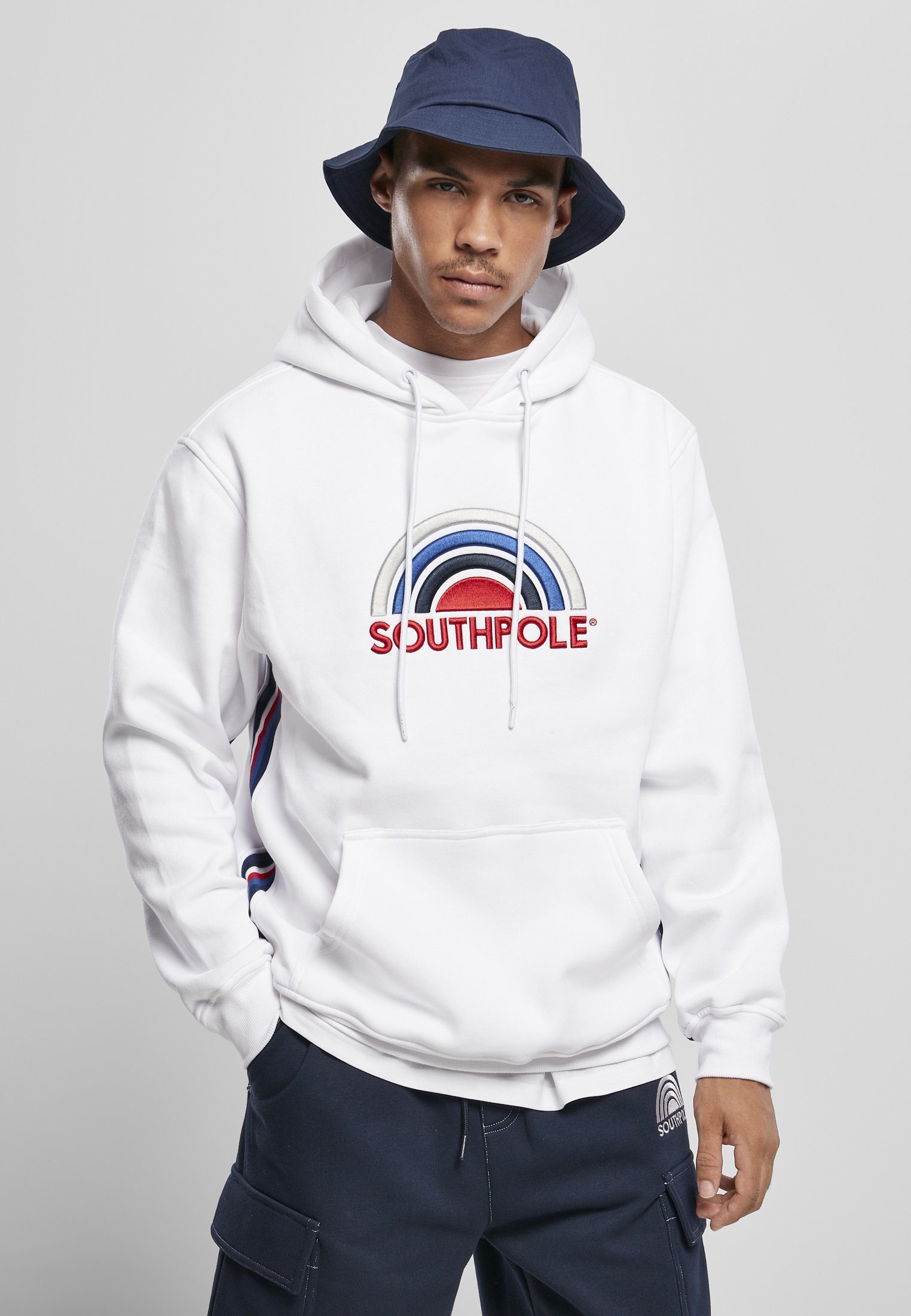 Logo (1-tlg) Southpole Herren Color Southpole Sweater Hoody Multi