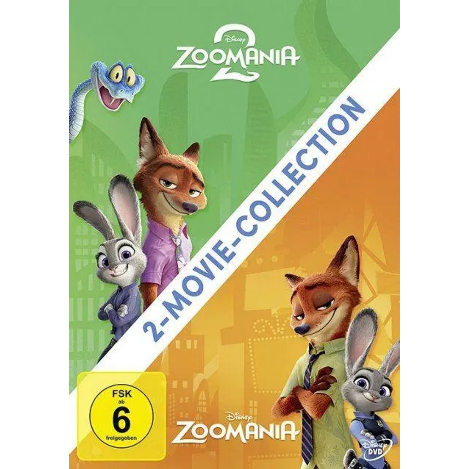 Leonine DVD Zoomania 2-Movie-Collection