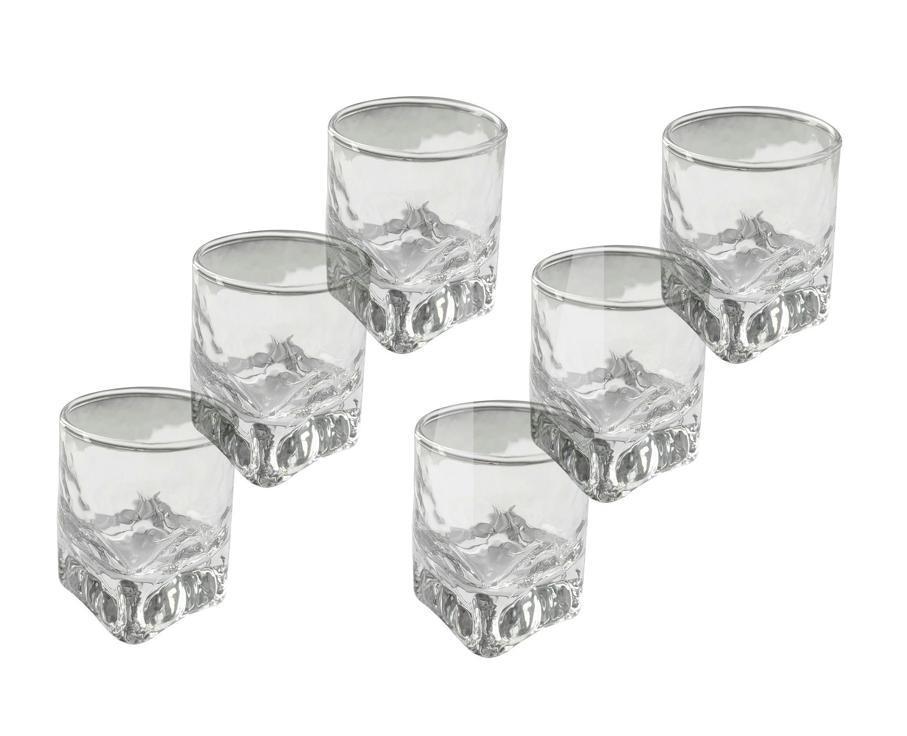 Schnapsglas 6 x Schnapsglas Schnapsgläser Stamper Shotglas Kristallglas 40ml 4cl