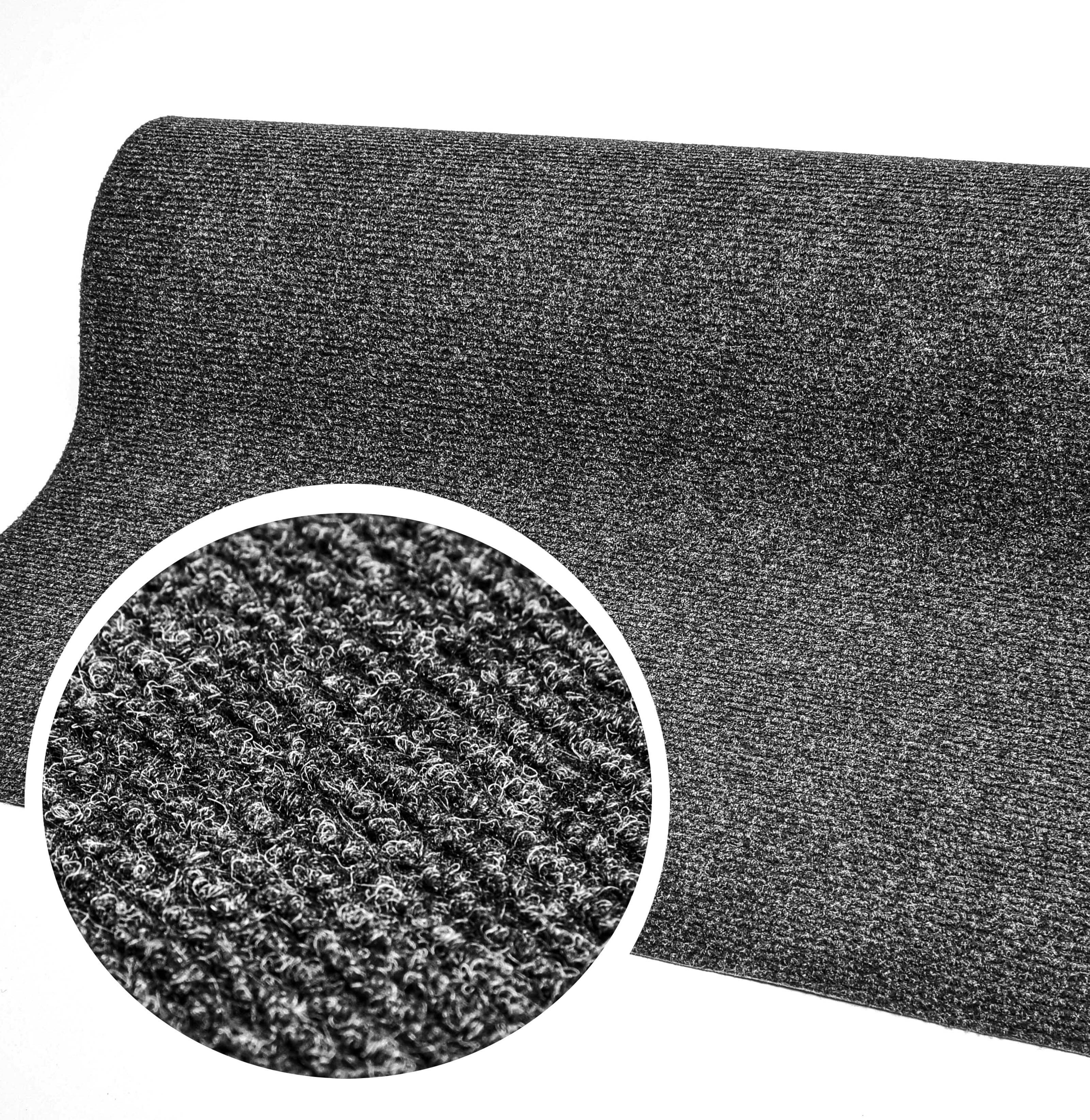 oKu-Tex Küchenläufer Küchenteppich, Läufer, robuster Nadelfilz anthrazit, L günstig online kaufen