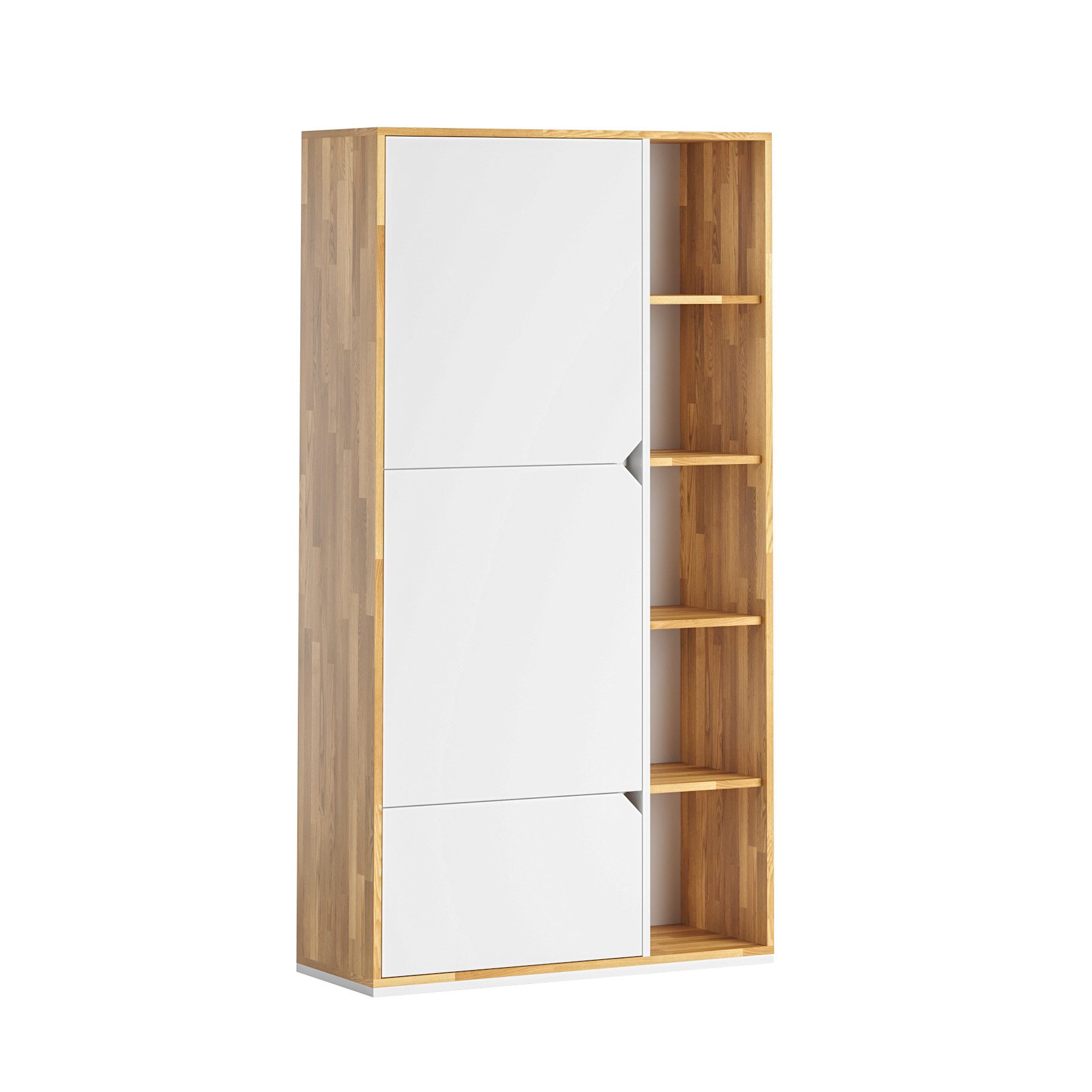 Deerhorn Aktenregal Kleiderschrank aus massiver Eiche PREMIUM Elegantes Büroregal