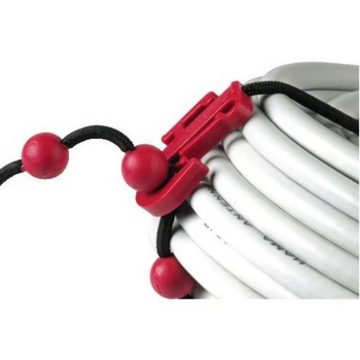 Hama Kabelbinder 5x Pearl Fix Kabelbinder wiederverwendbar bunt (5-St) Spar-Set mit 5 Stück, Kugel-Binder wiederlösbar, Schnell-Binder