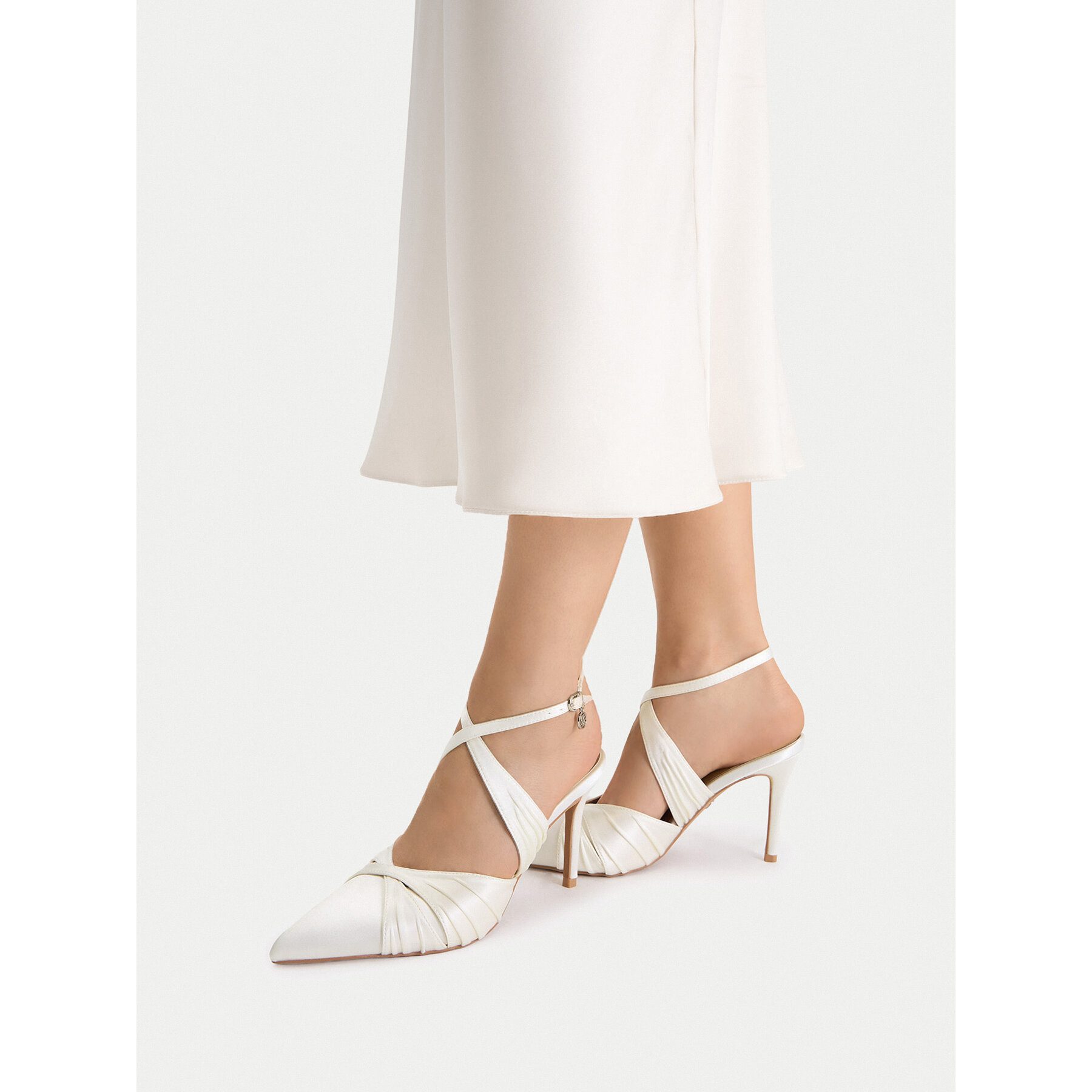 Nine West Nine West Damen-Pumps in Creme High-Heel-Stiefel