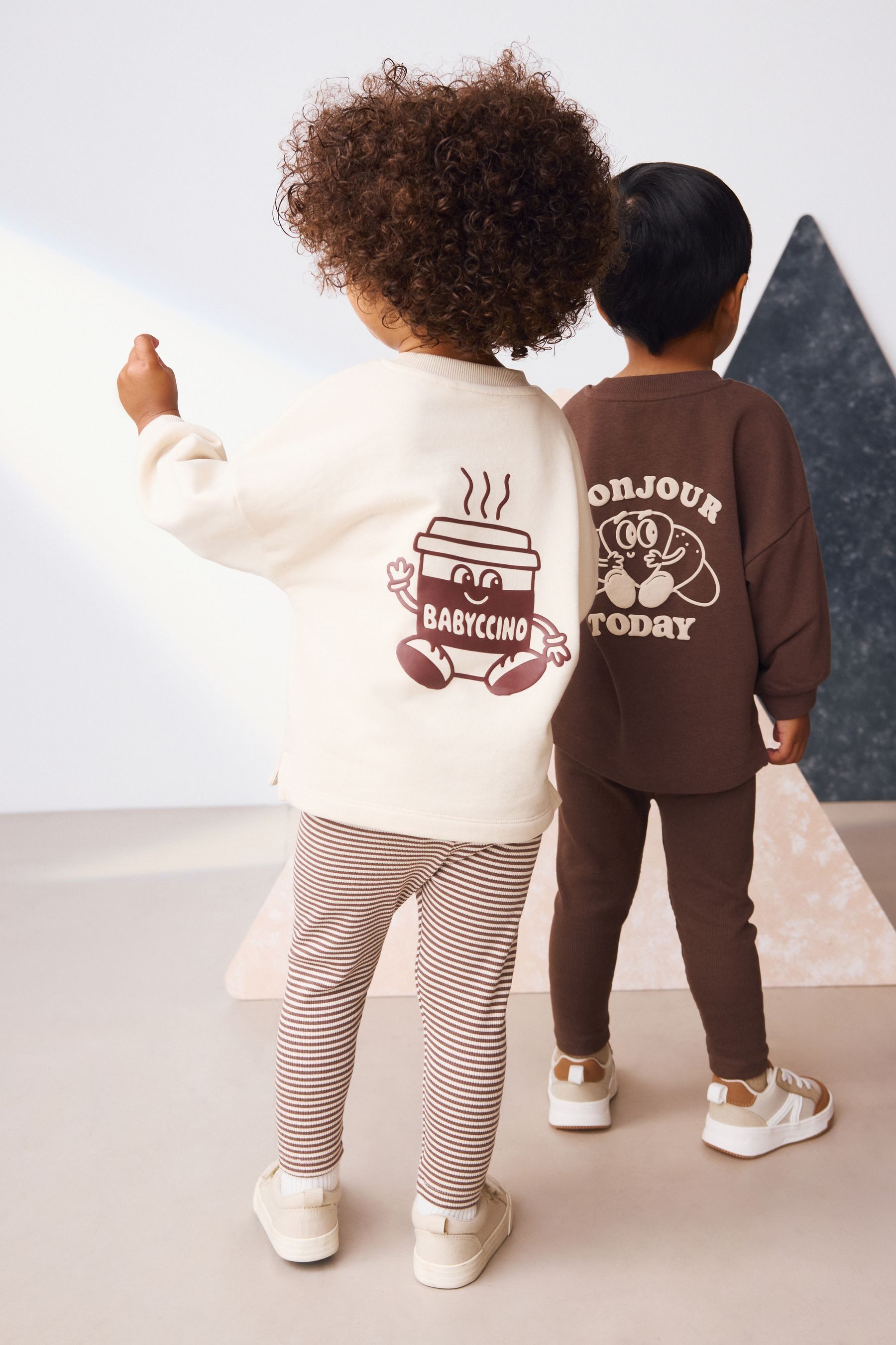 Next Top & Trousers 2-piece set with long-sleeved top and leggings (4-piece)