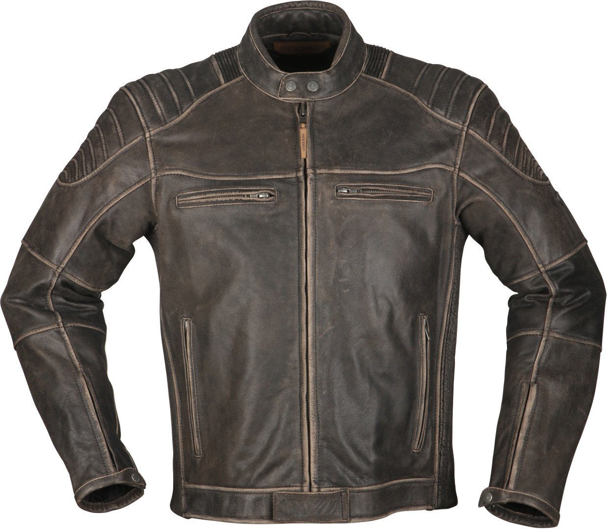 Modeka Motorradjacke Brown Motorrad Aged Lederjacke Vincent