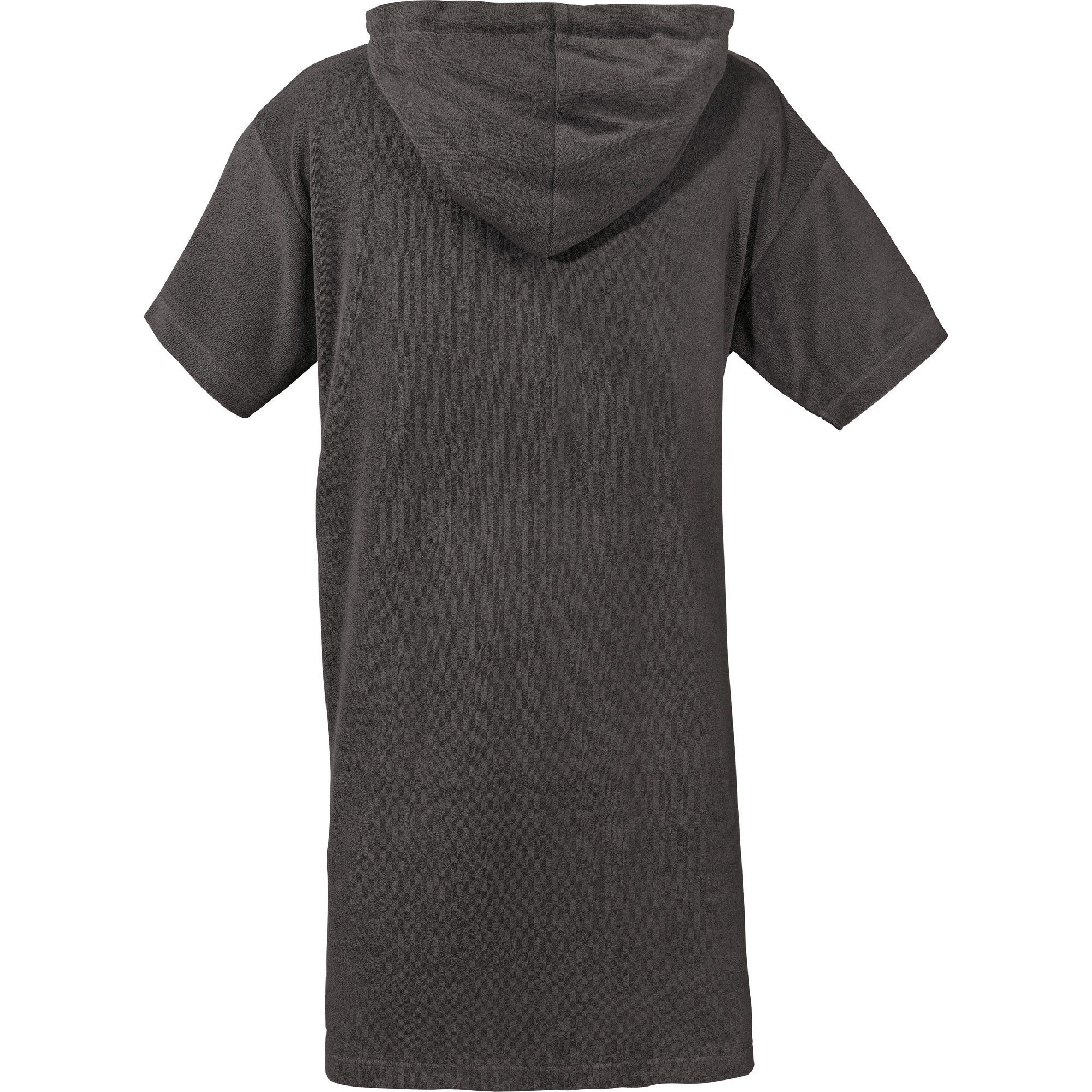 Erwin Müller Bademantel Unisex-Poncho mit Kapuze, Kurzform, Leichtfrottier, günstig online kaufen