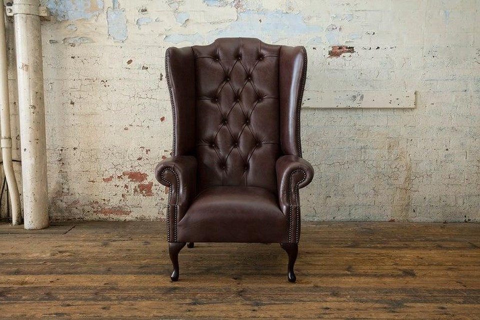 Xlmoebel Ohrensessel Chesterfield Polstersessel Klassischer Premium Stuhl #130 (Einzelsessel), Made in Europa