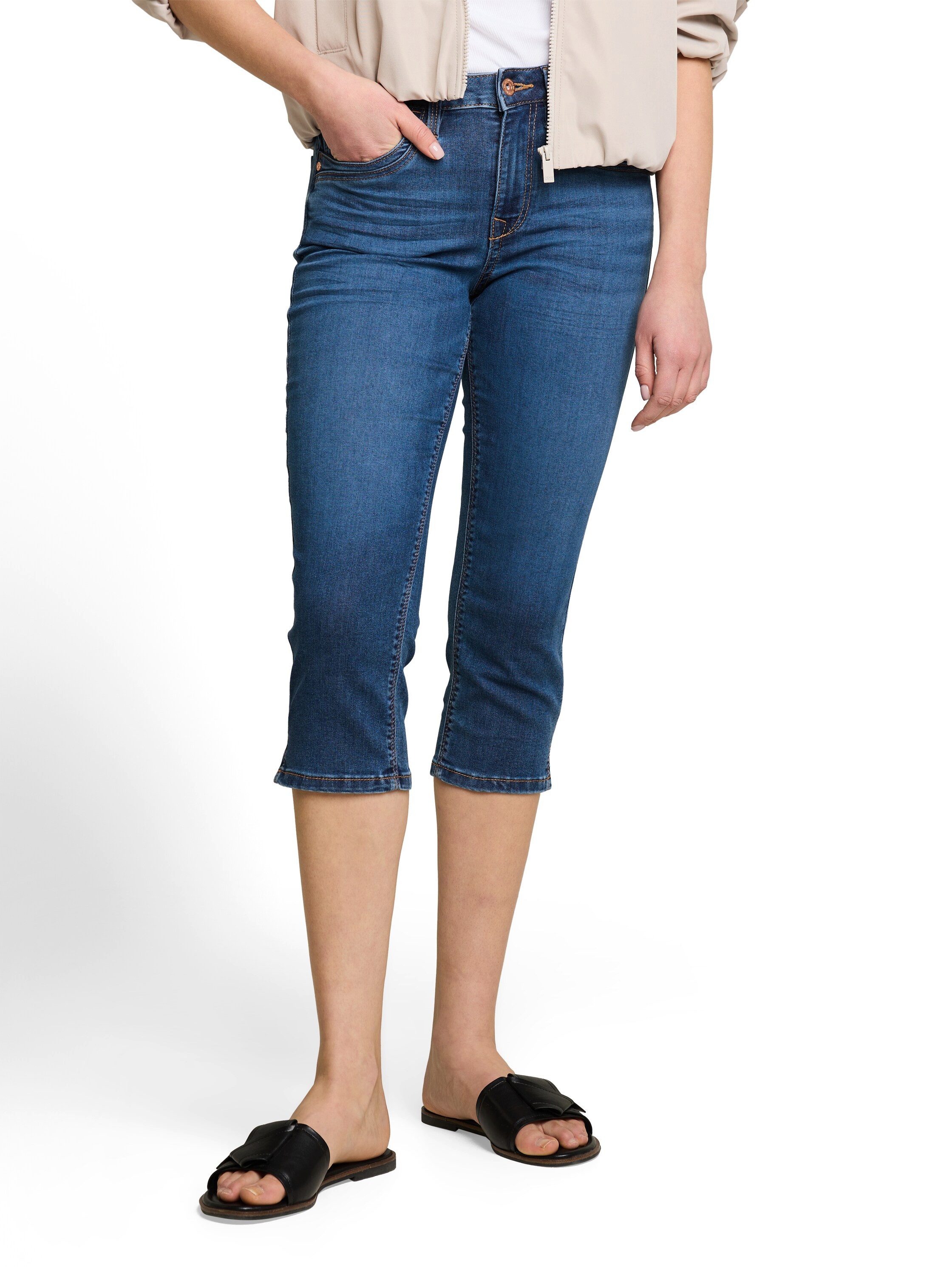 TOM TAILOR Caprijeans TTLENE Slim mit Stretch
