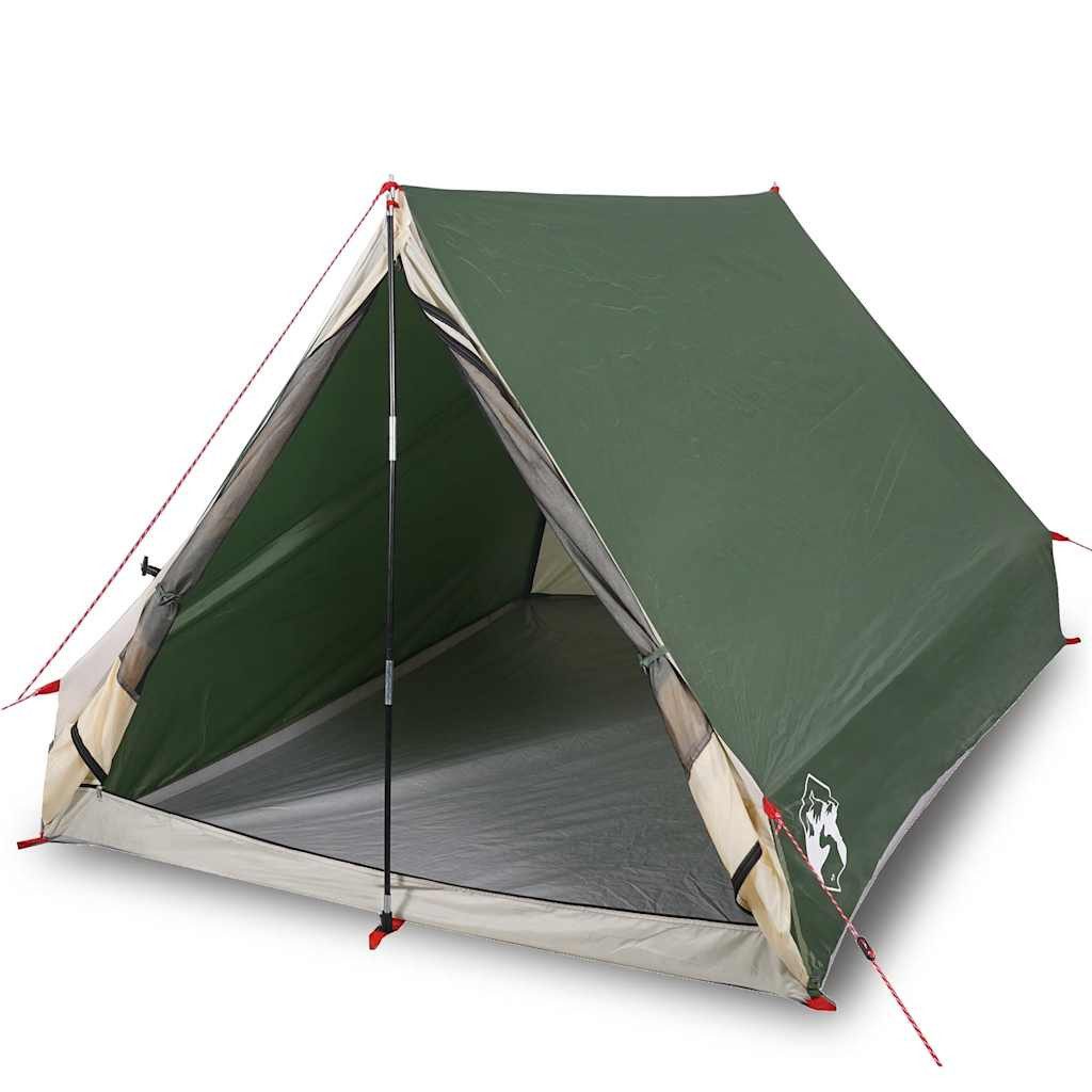 vidaXL Angelzelt, Camping-Keilzelt 2 Personen Grün günstig online kaufen