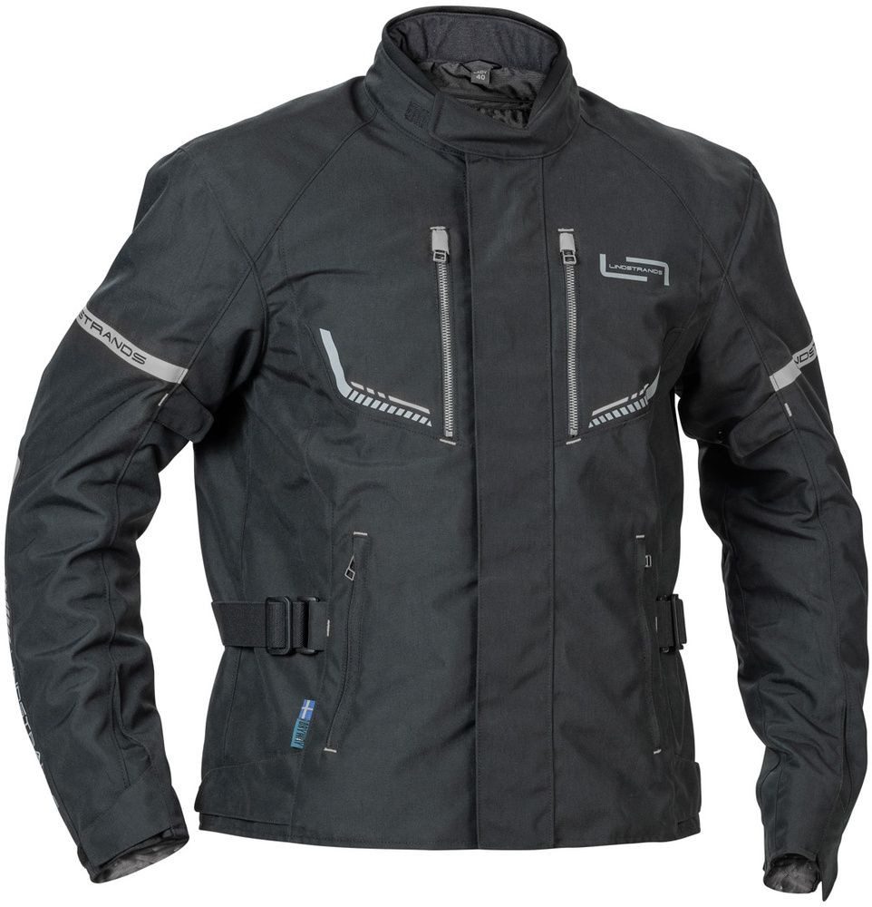 Lindstrands Motorradjacke Textile Jacket Lomsen Black