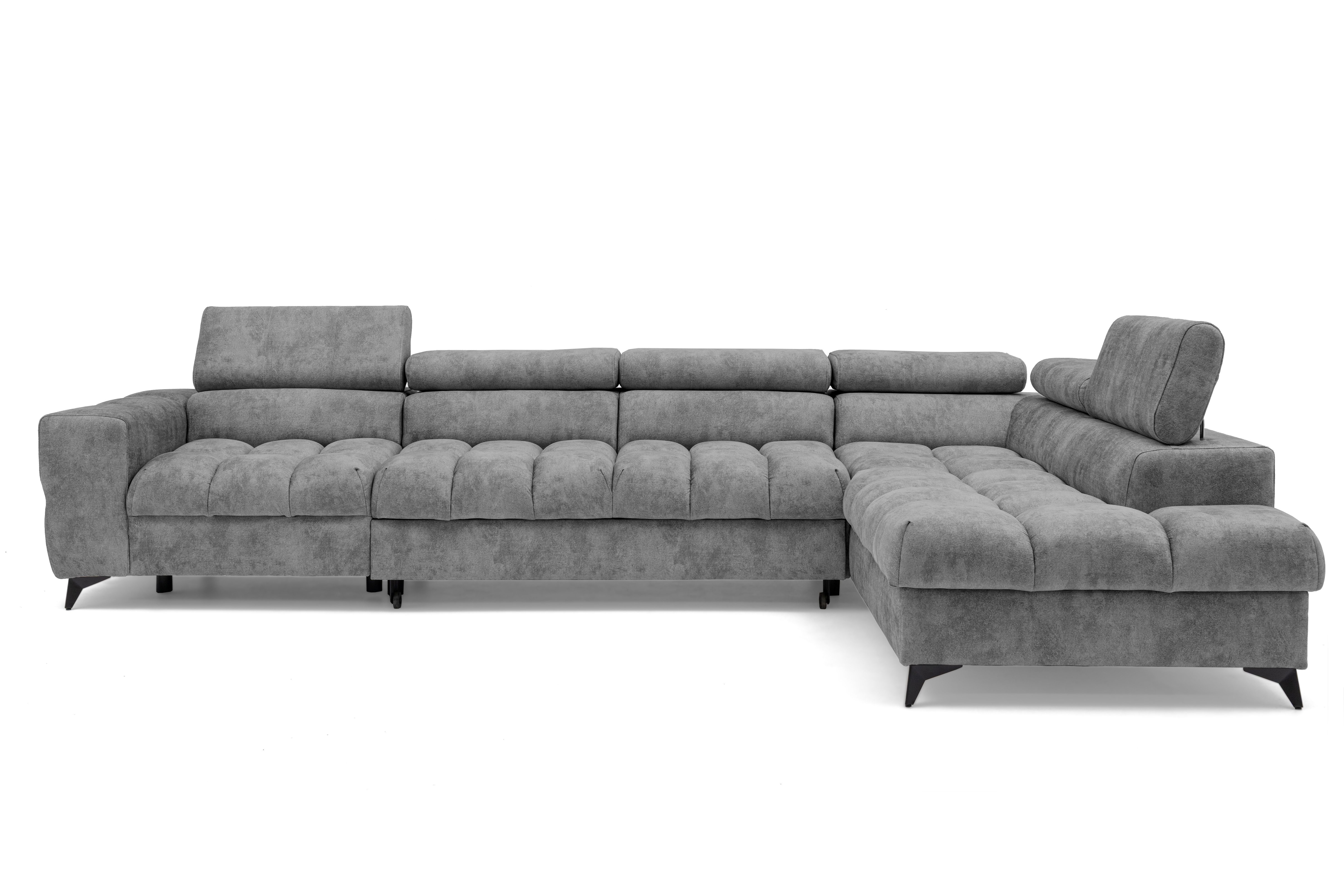 NEXT COLLECTION Ecksofa Pudding Maxi, Elegante starke Steppung, mit Bettkas günstig online kaufen