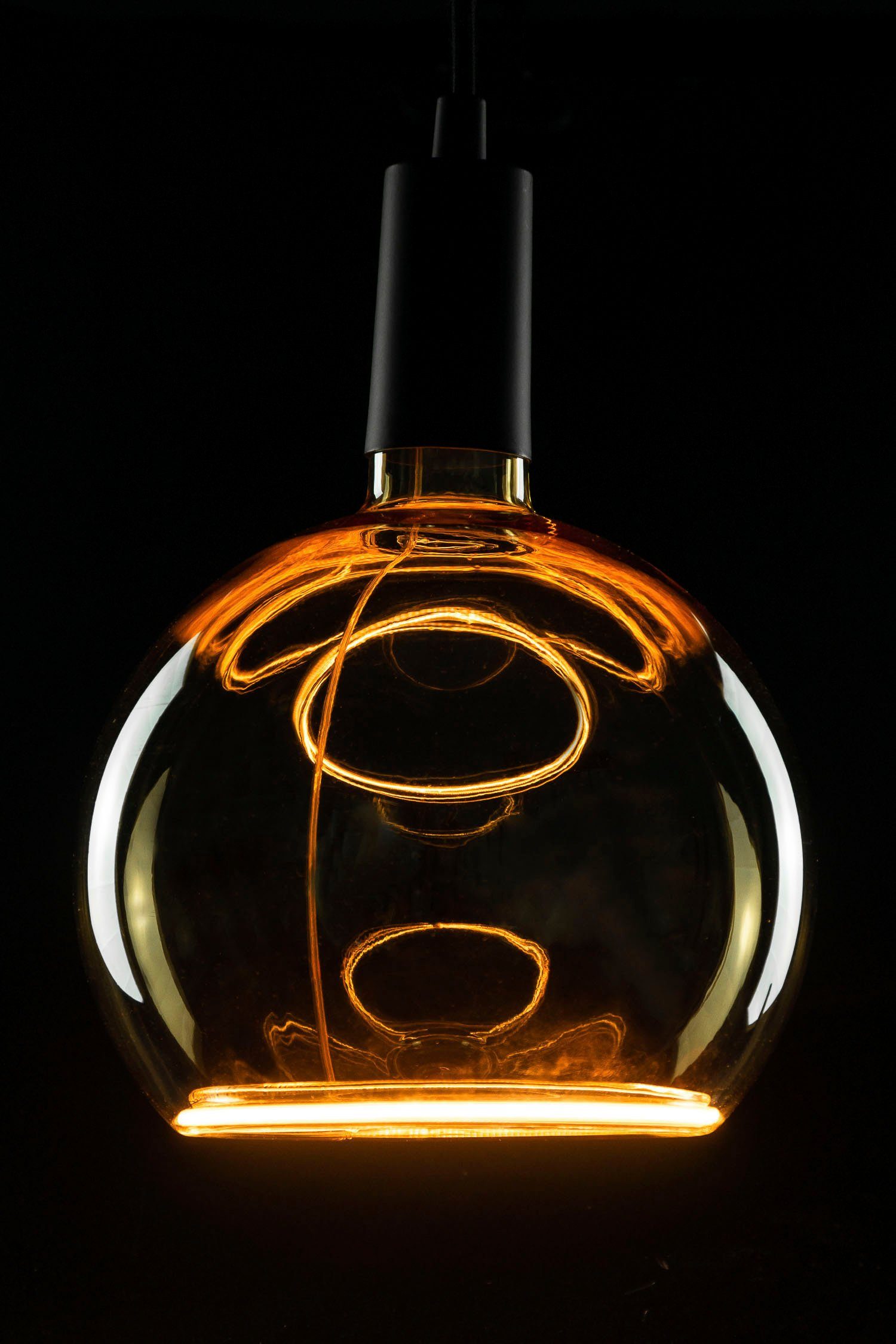 SEGULA LED-Leuchtmittel LED Floating Billard 200, E27, 1 St., Extra-Warmweiß, LED Floating Globe 200 gold, E27, CRI 90, dimmbar