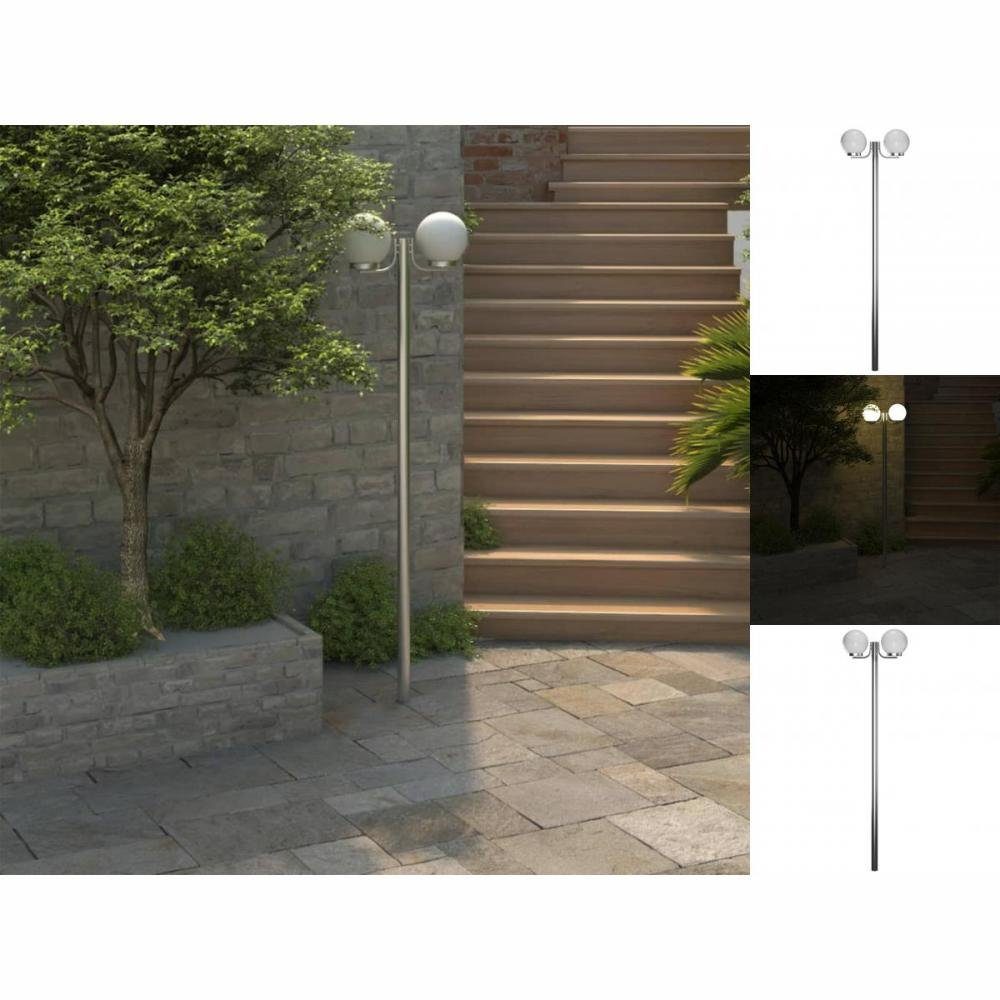 Gartenleuchte Gartenlampe 2-flammig 220 cm Gartenlampe Gartenleuchte außen