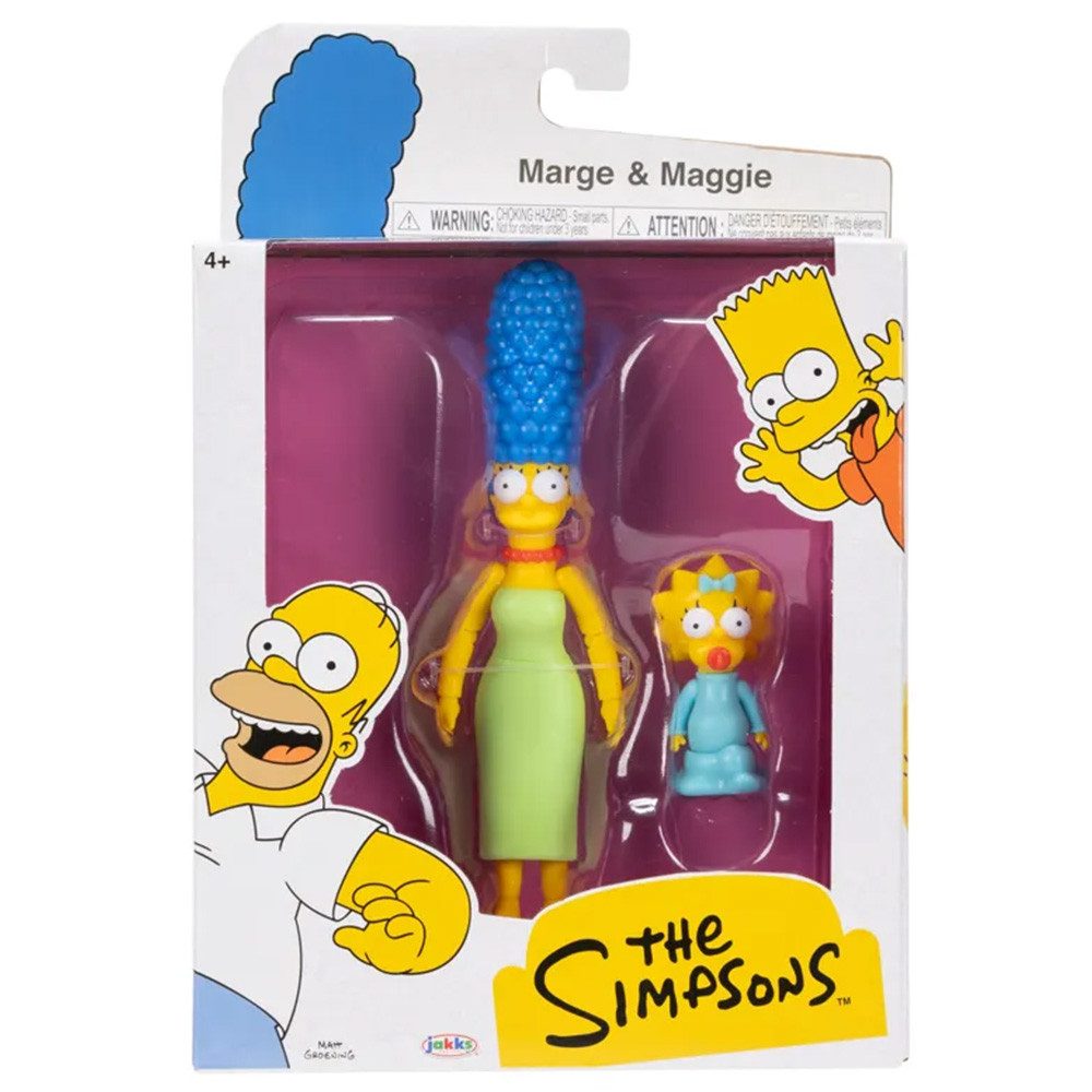 Jakks Pacific Actionfigur Simpsons 13cm Figur mit Zubehör, bewegliche ca. 13cm große Figur mit Zubehör