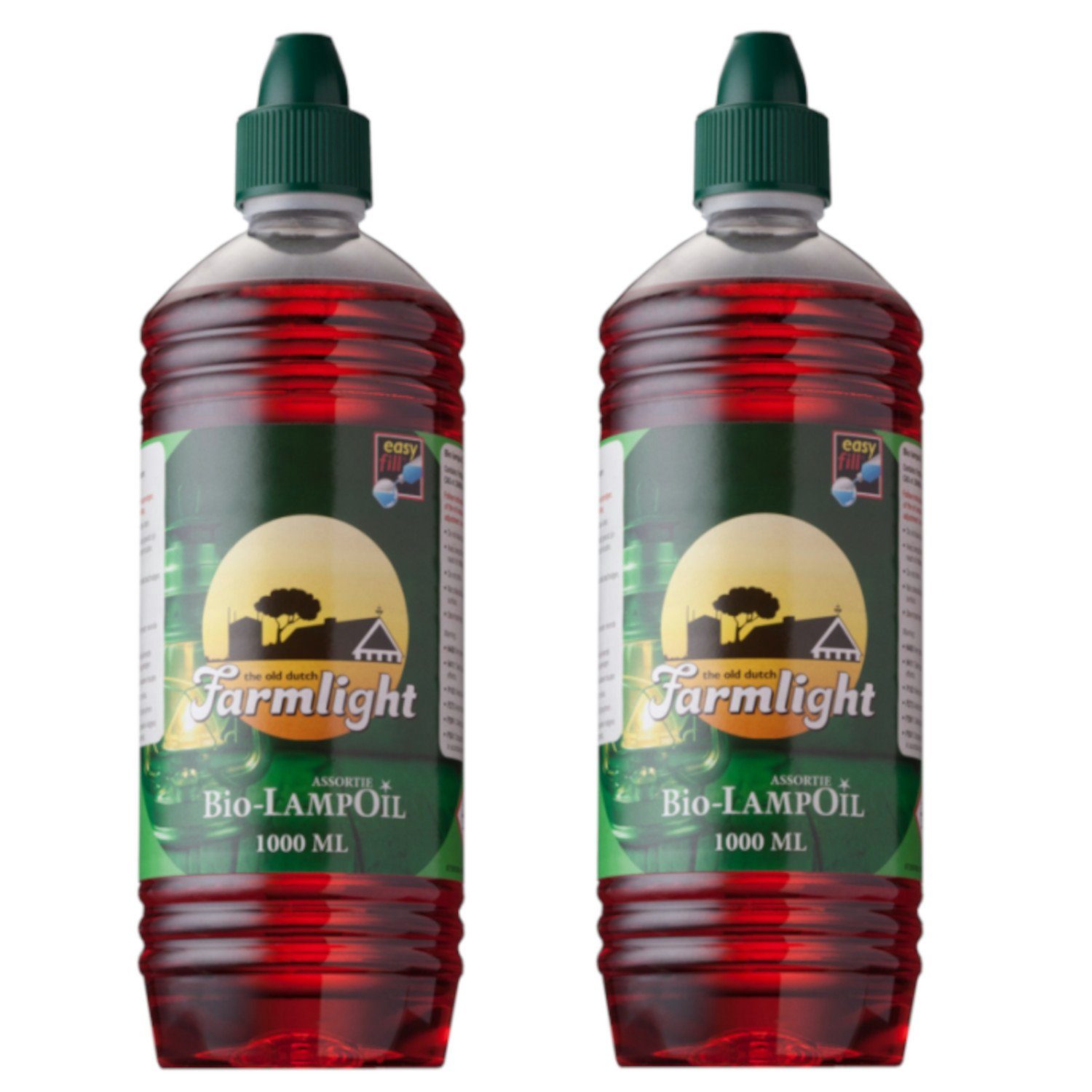 Moritz Lampenöl 2 Liter Bio Lampenöl rot, verbrennt Rußfrei bei richige Dochteinstellung