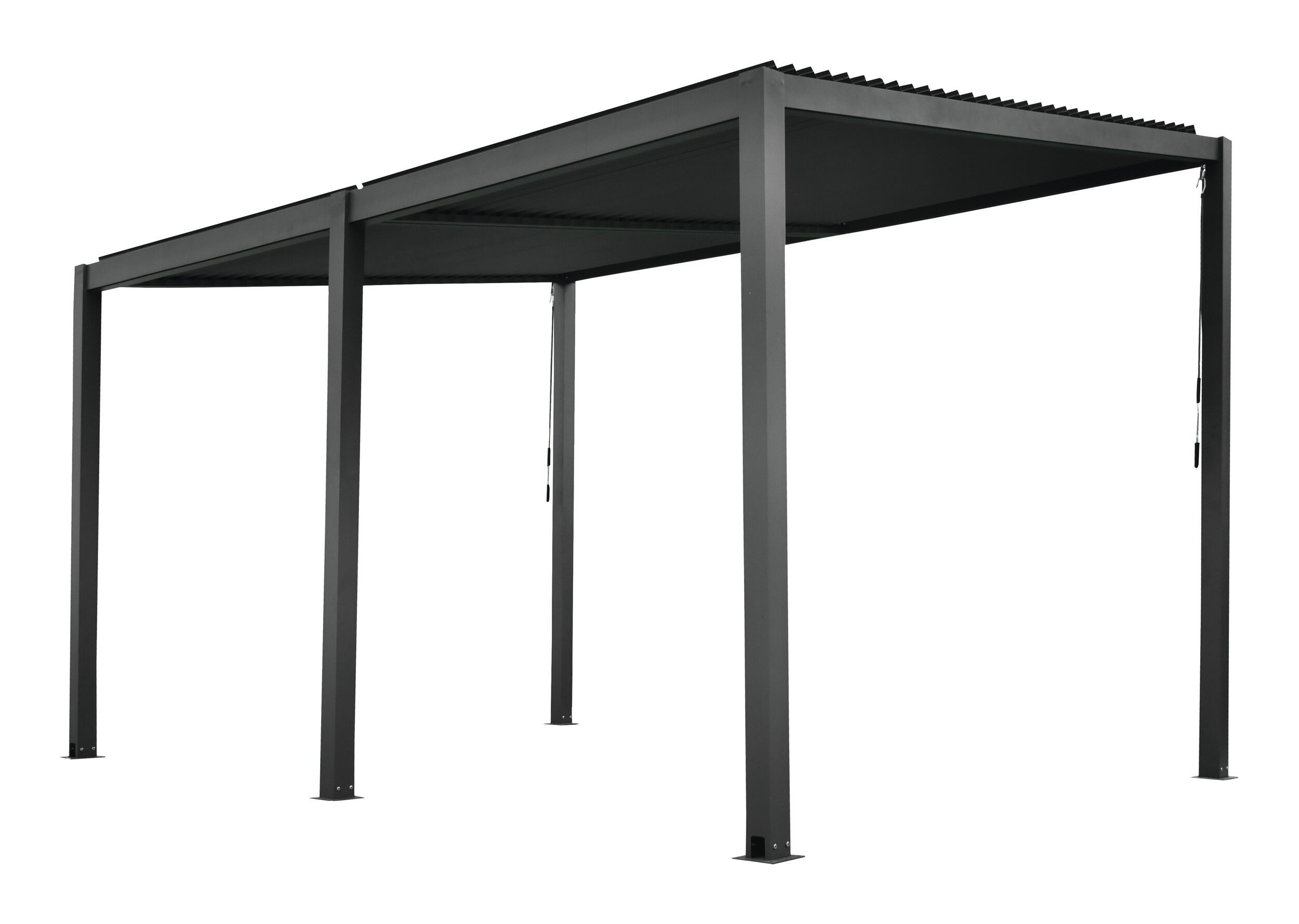 Floraworld Pergola, Mit Lamellendach zum Öffnen 400 x 310 x 253 cm