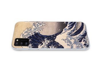 MuchoWow Handyhülle Die große Kluft von Kanagawa - Gemälde von Katsushika Hokusai, Handyhülle Samsung Galaxy A41, Smartphone-Bumper, Print, Handy