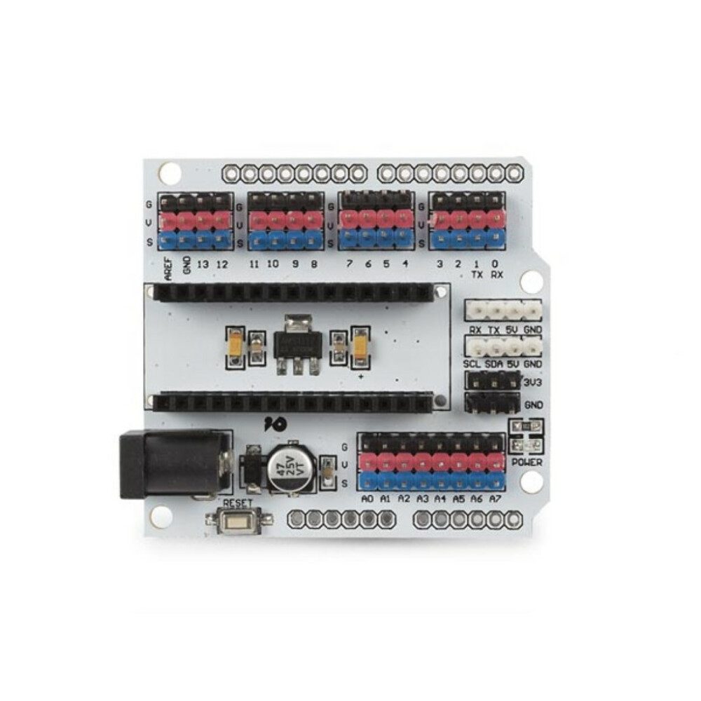 Whadda Lerntablet Die Erweiterungskarte erlaubt einen einfachen Zugriff auf die Pins ein, (1-tlg)