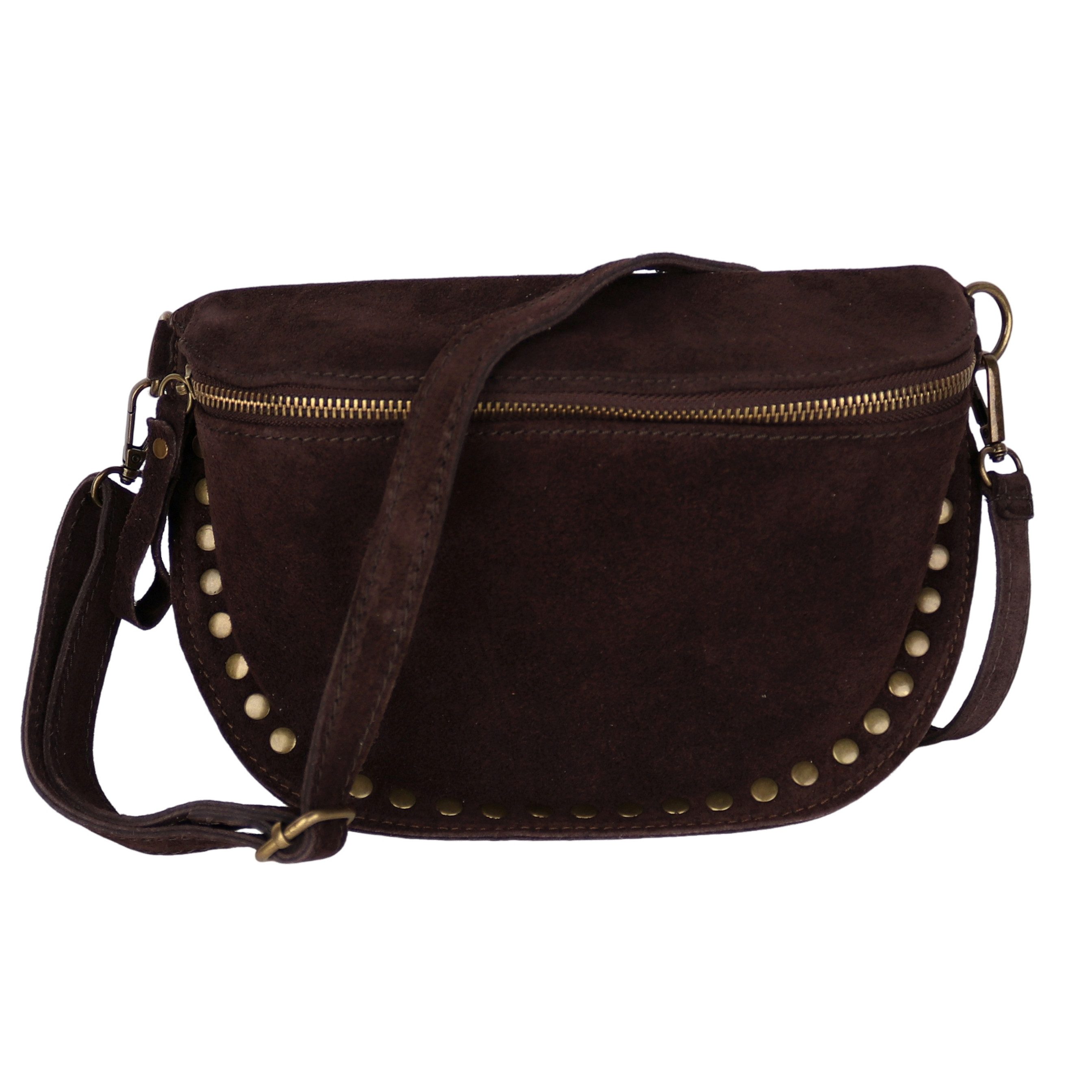 MIRROSI Bauchtasche Damen, Echtleder, Leder, Made in Italy, Umhängetasche, günstig online kaufen