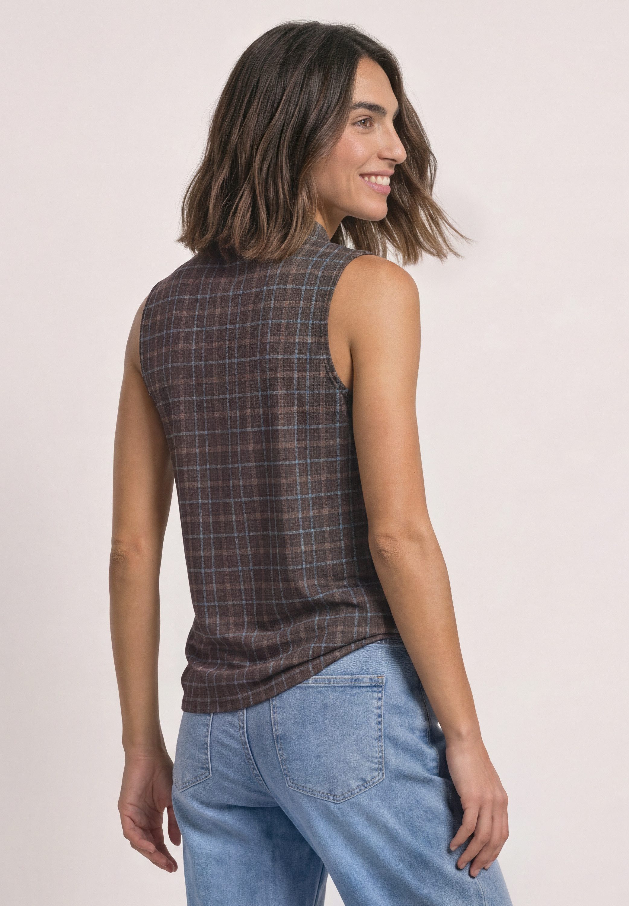 STREET ONE Mesh-Top mit Turtleneck