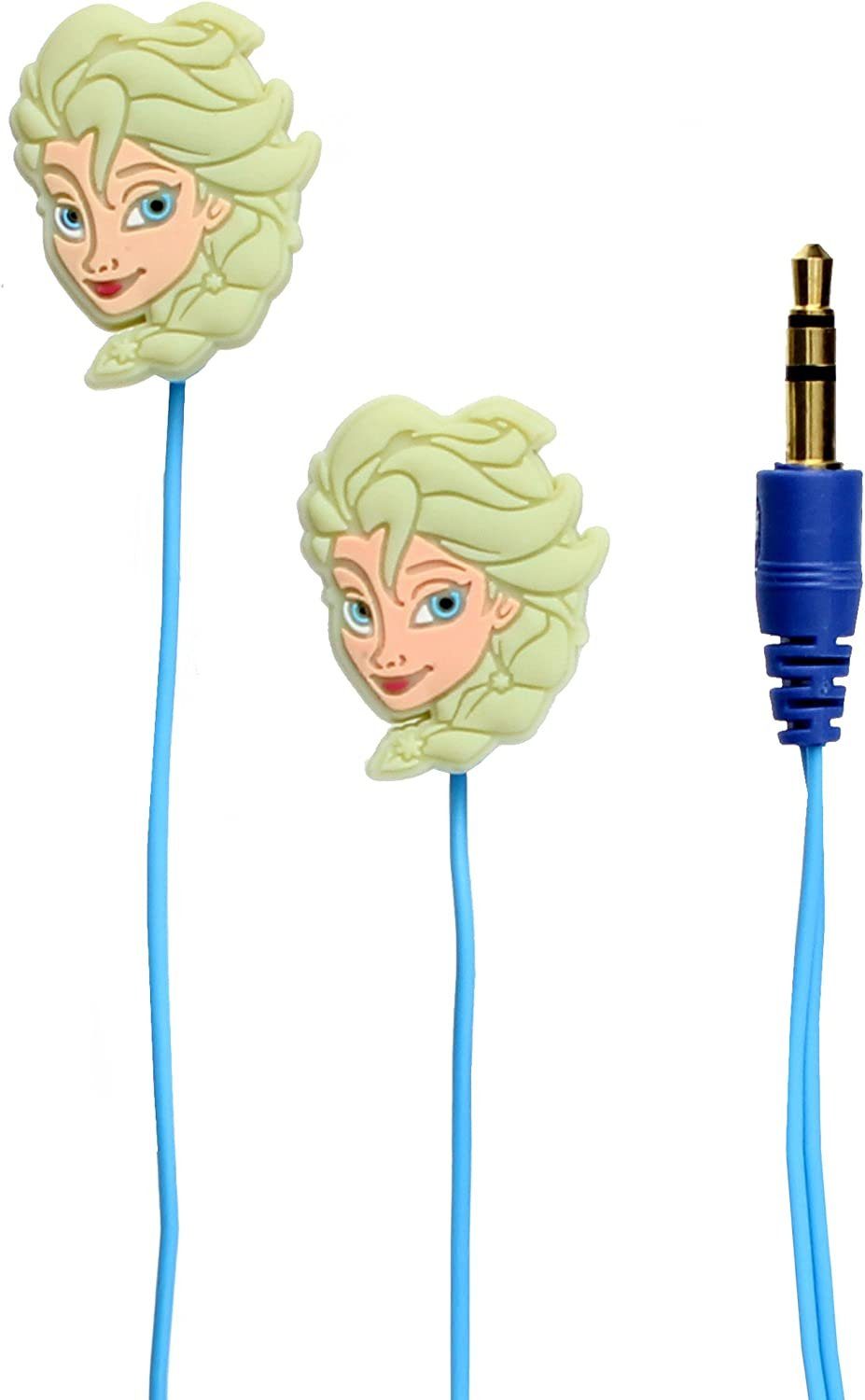 Disney Frozen Design mit Elsa In-Ear Kinder-Kopfhörer (Kindgerechte Lautstärke)