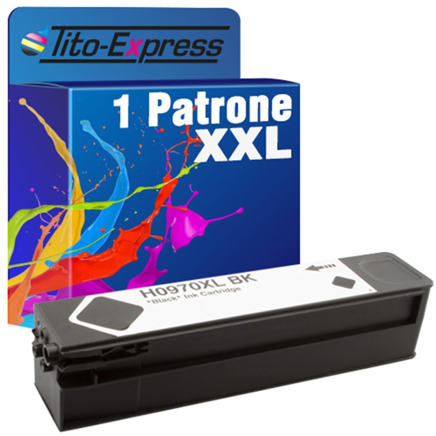 Tito-Express ersetzt HP 970 XL 970XL Black Tintenpatrone (für Officejet Pro X451dn X451dw X476dn MFP X476dw MFP X551dw X576dw)