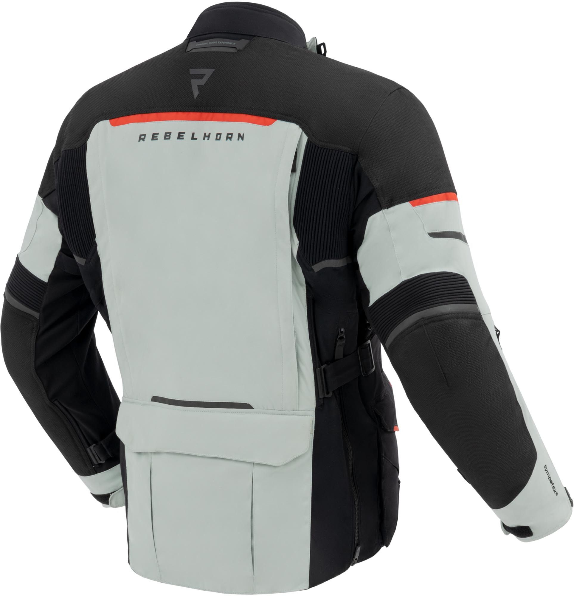 Rebelhorn Motorradjacke Range wasserdichte Motorrad Textiljacke Rückenprotektor enthalten,Verbindungsreißverschluss,Ellenbogenpro