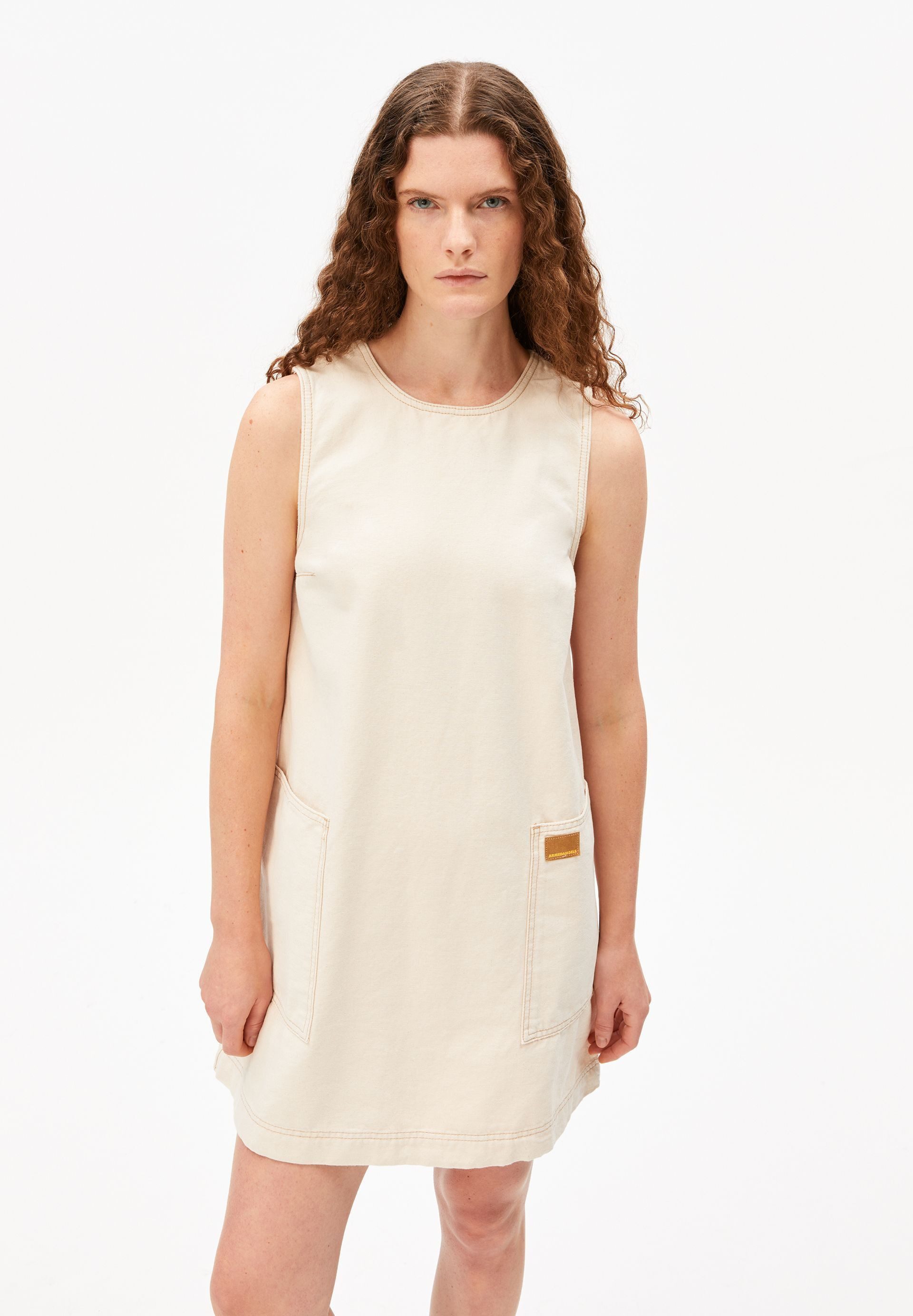 Armedangels Jerseykleid WORKWEAR CANVAS Kleid aus Bio-Baumwolle (Regular Fit) Kleid aus Bio-Baumwolle