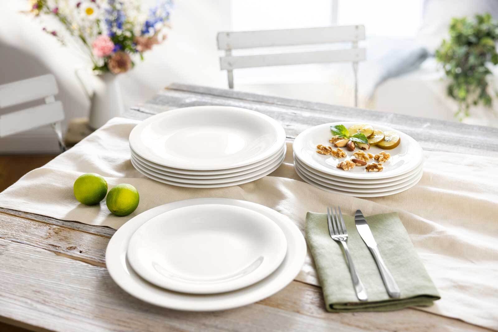 like. by Villeroy & Boch Besteck-Set Essential Besteckset 144er Set (144-tlg), Edelstahl, Spülmaschinenfest