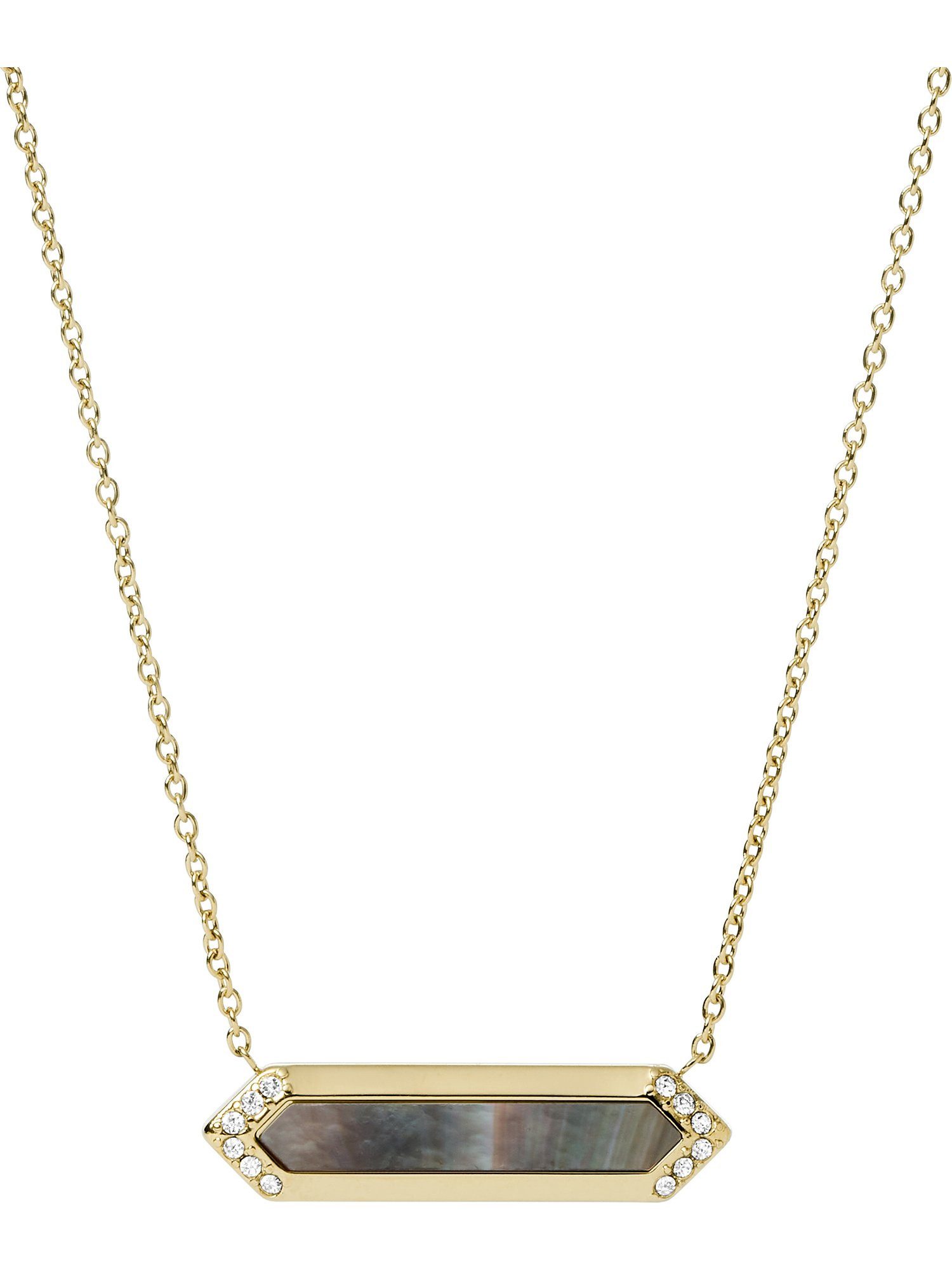 Fossil Collier Fossil Damen-Kette Edelst...