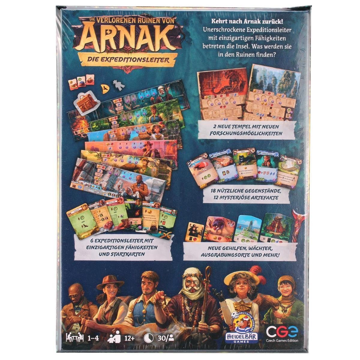 Czech Games Edition Spiel Die Verlorenen Ruinen von Arnak Expedition Leaders