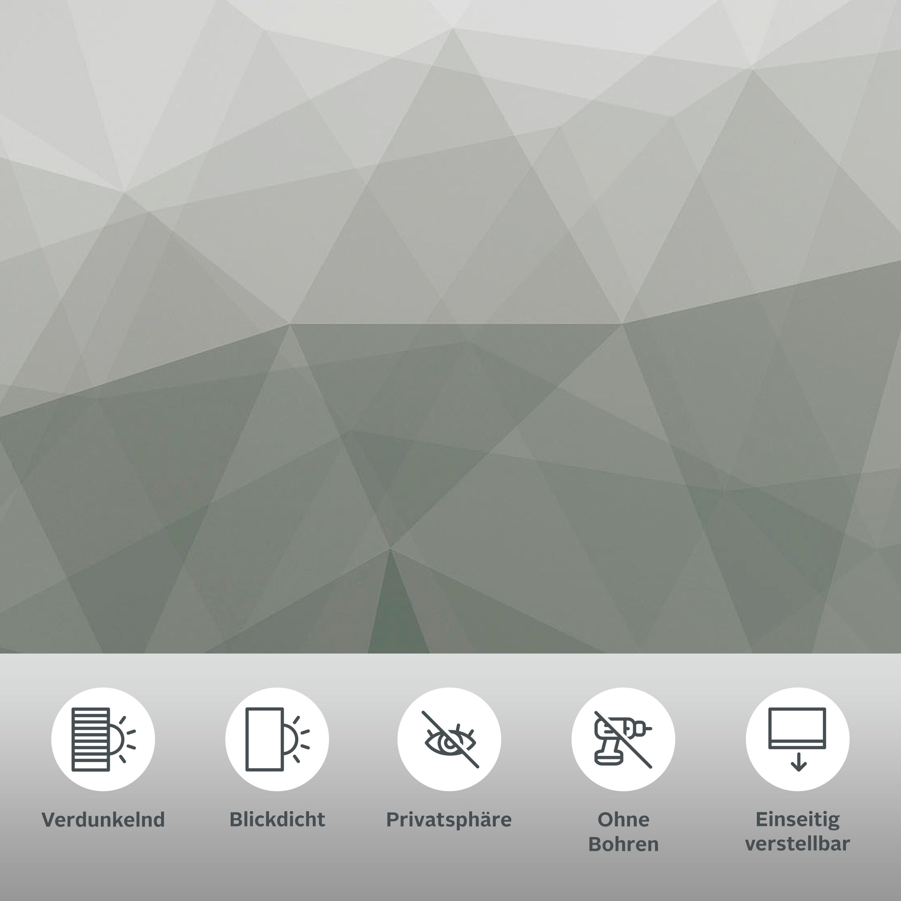 Seitenzugrollo Daneel, andas, verdunkelnd, ohne Bohren, Klemmfix, by Morten Georgsen, Lichtschutz