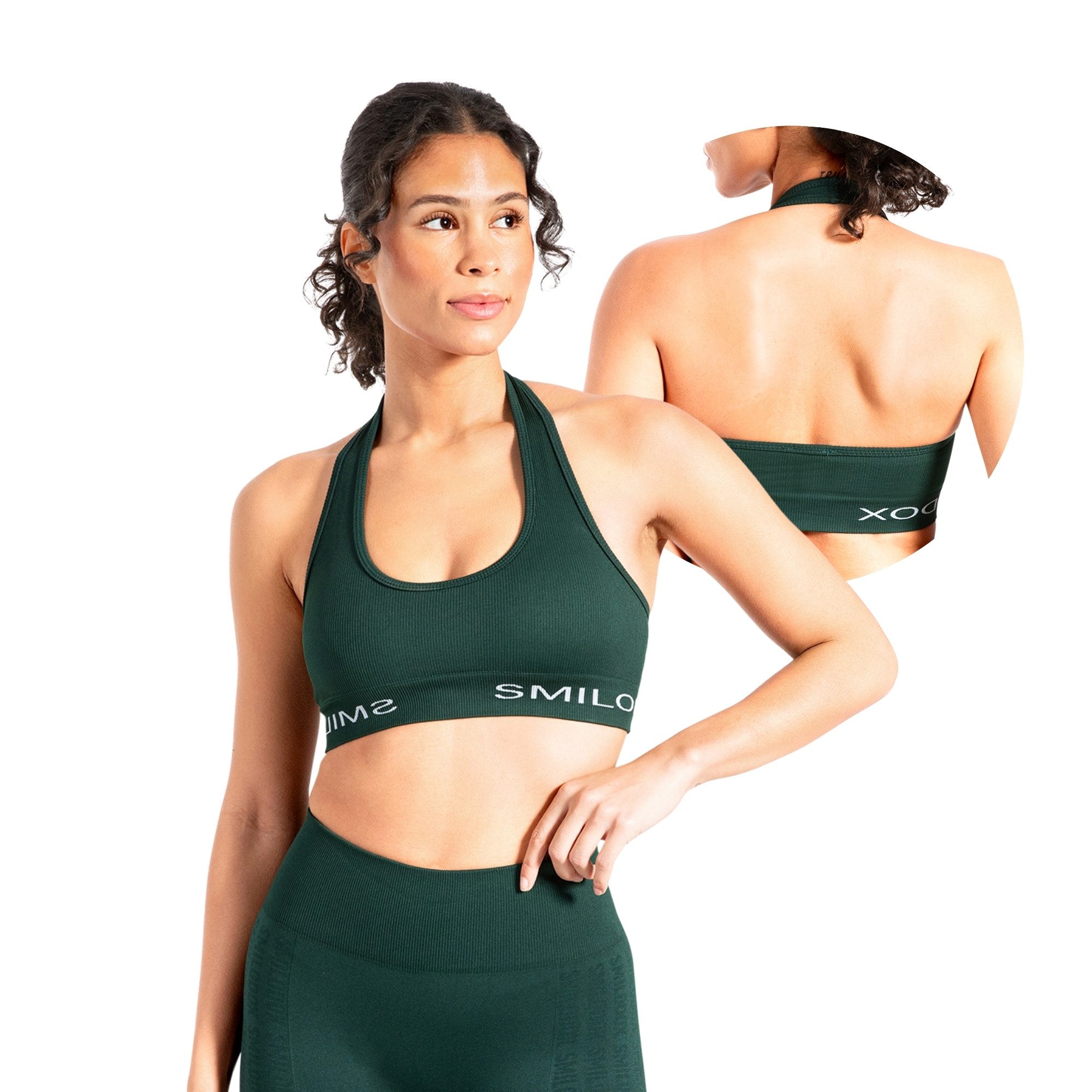 Smilodox Sport-BH Azura, Seamless Sport Top Rückenfrei Starker Halt Fitness günstig online kaufen
