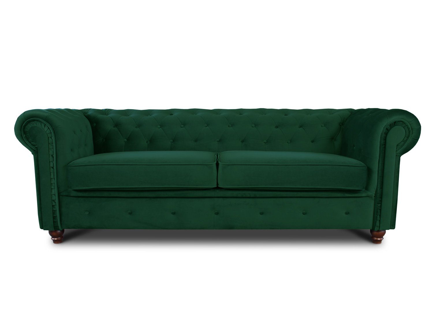 Asti Sofa 3-er, 3, Couch Sofa Glamour Sofagarnitur, Chesterfield Sofnet