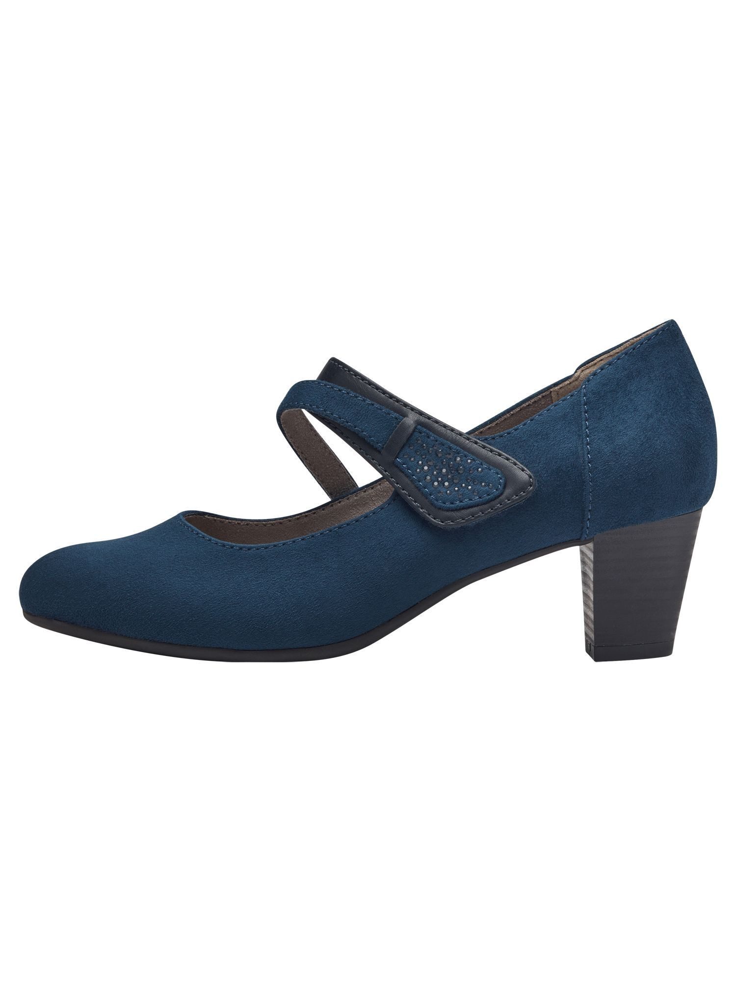 Jana Vegan, Mehrweite mit Blockabsatz Blockabsatz Sneaker Vegan