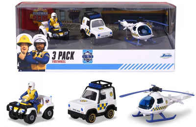 JADA Spielzeug-Feuerwehr Jada Spielfahrzeug Feuerwehr Auto Set Fireman Sam 3er Pack 203092006